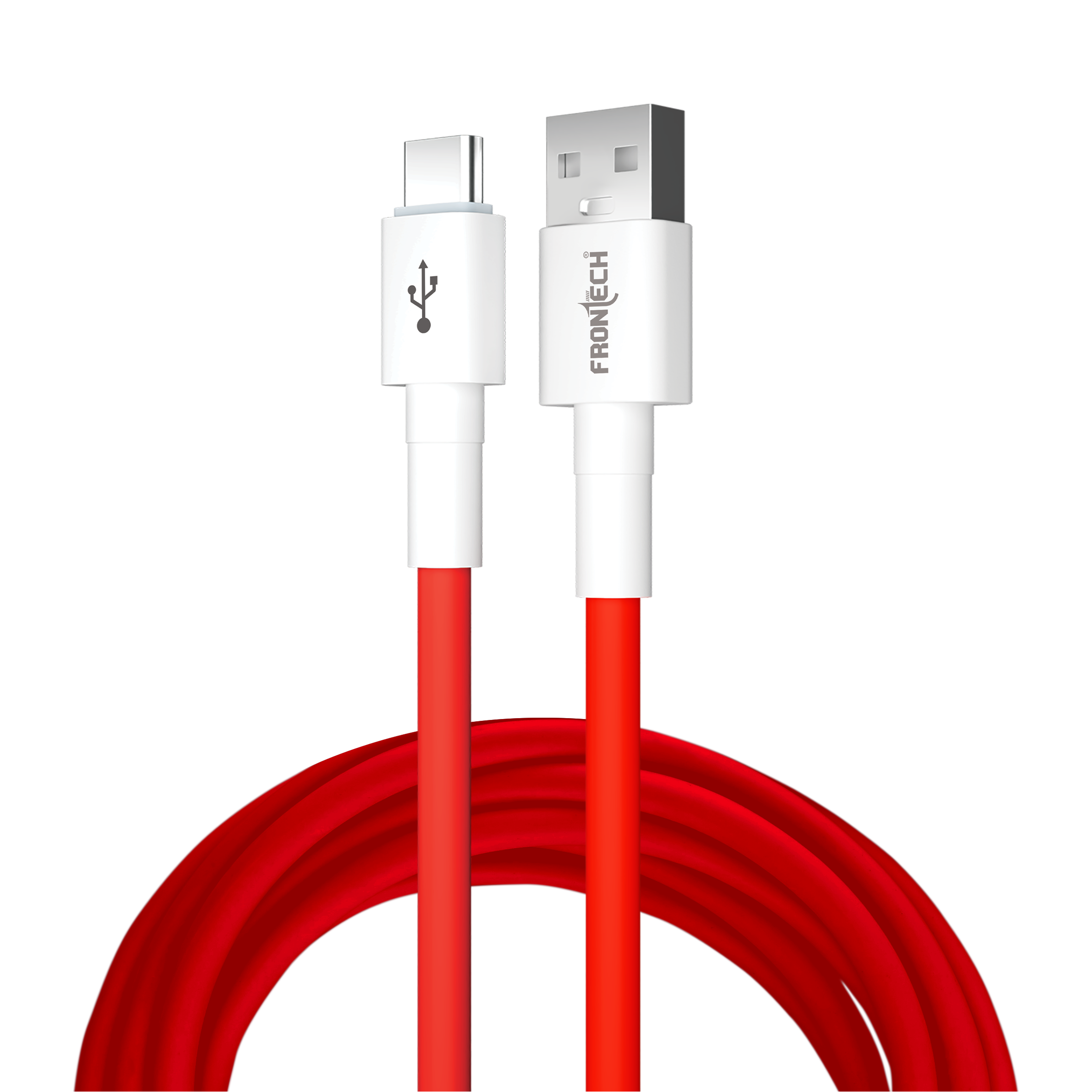 Frontech 65W USB to Type-C Super Fast Charging & Data Cable | 1 Meter | Bend Resistant | High-Speed Sync | Compatible with All Type-C Devices (FT-1043)