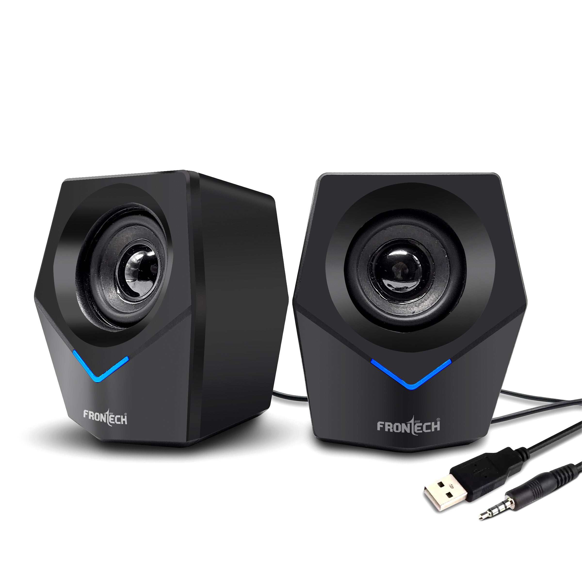 Frontech Frontech Multimedia Bluetooth Speaker | 18W Stereo Sound | Dual 52mm D ...