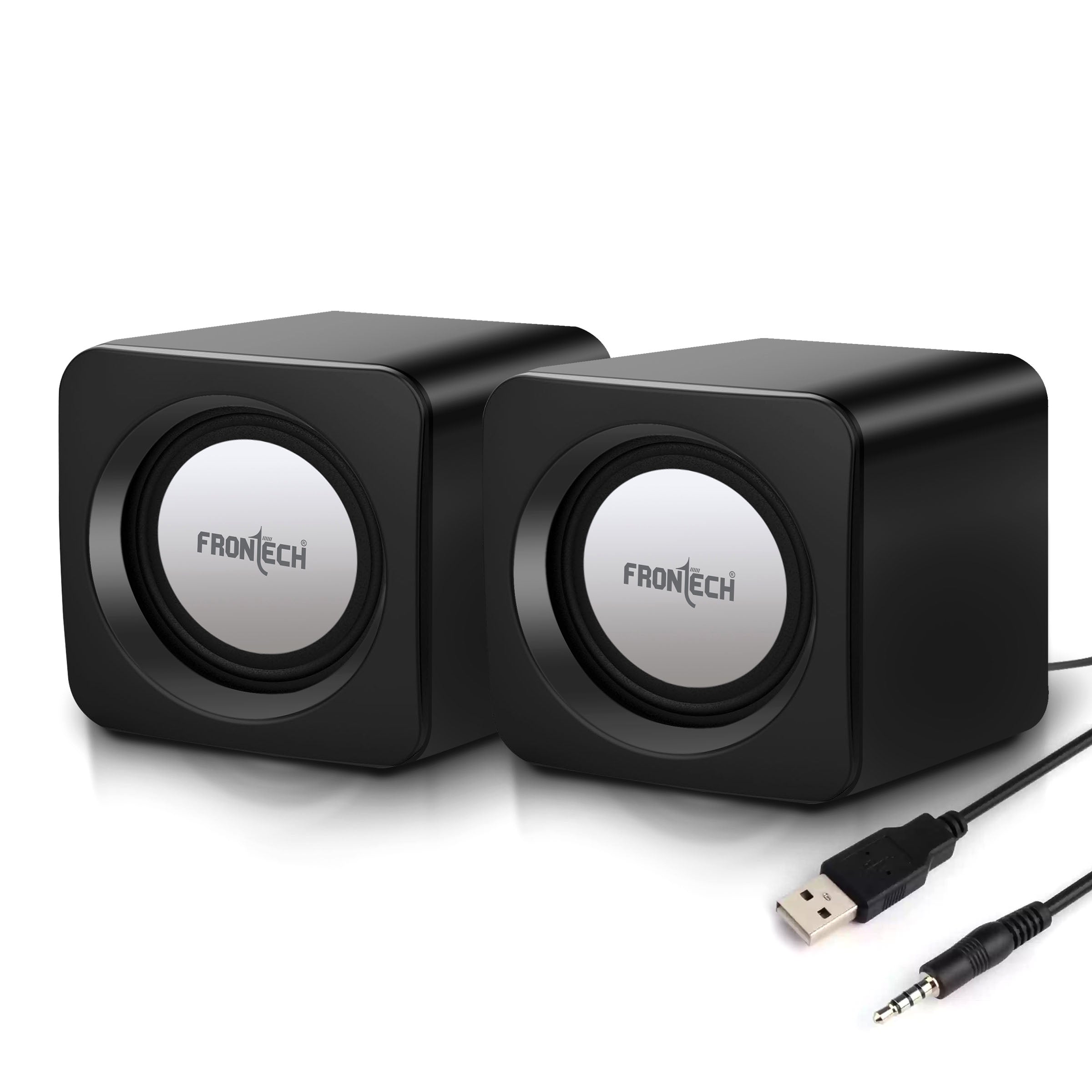 2.0 Channel USB Speakers | 1.5W x 2 Output | AUX Input (SPK-0002)