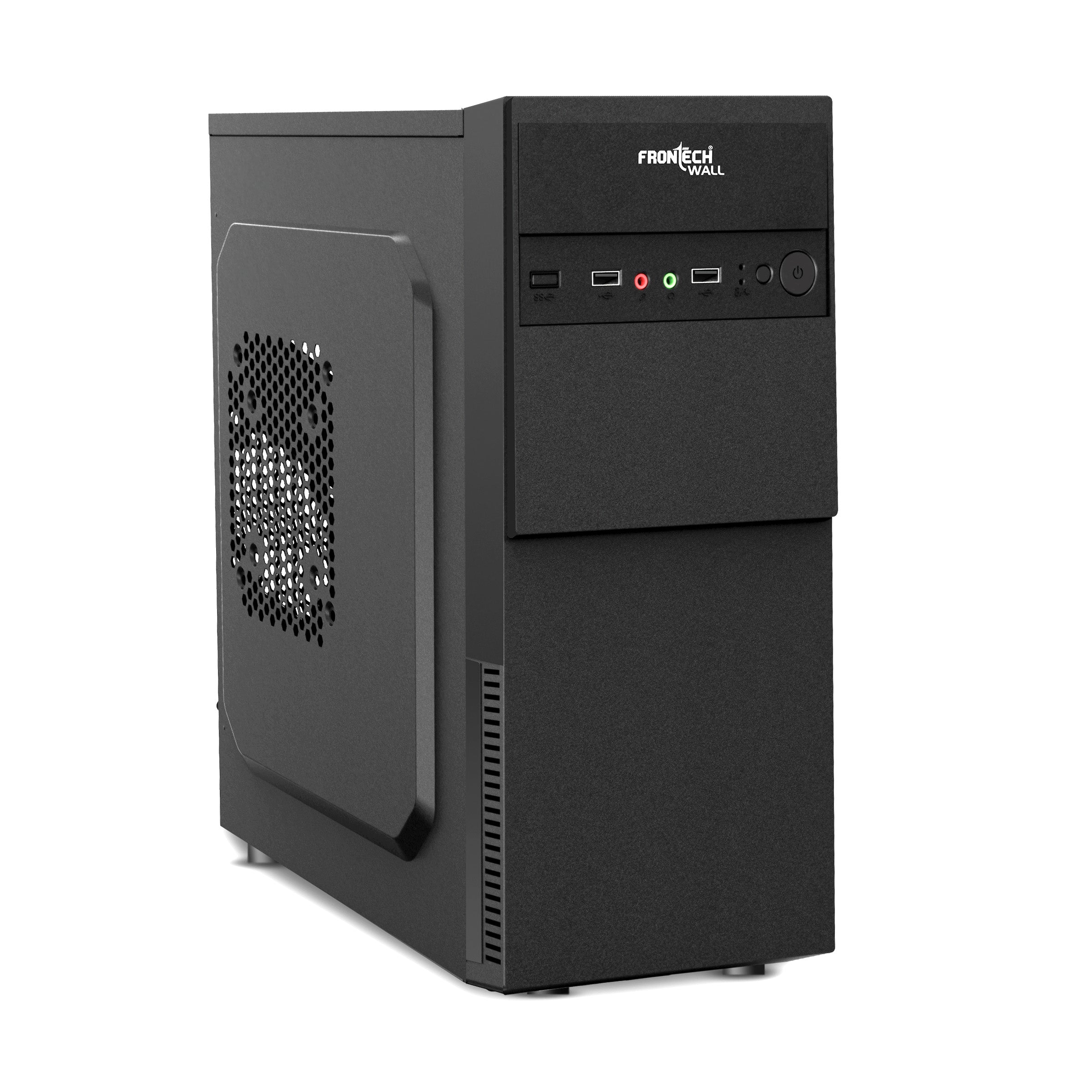 Wall Silver Range ATX Cabinet | Front Audio, 2x Front USB 2.0 Ports (FT-4267)