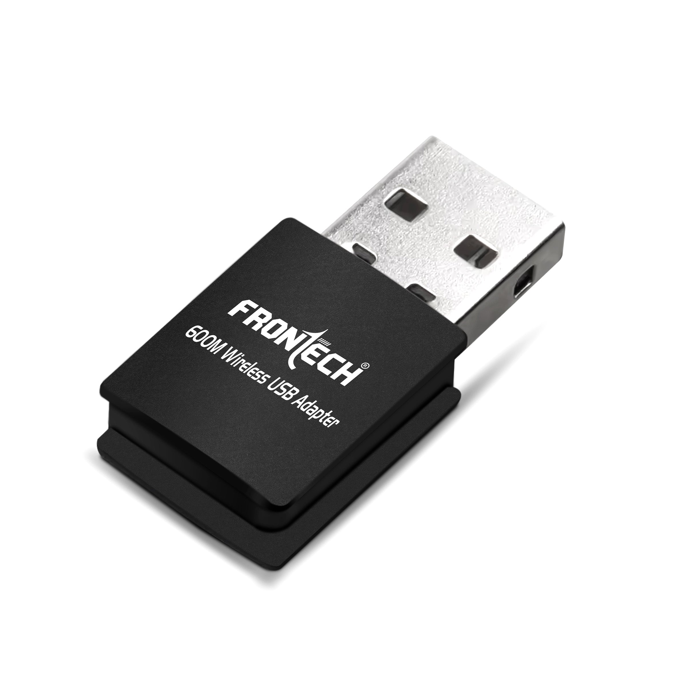 FRONTECH 600 Mbps USB Wi-Fi + Bluetooth Adapter | PC, Laptop | Dual Band (2.4GHz) | BT 4.2/2.1 | USB 2.0 | Wireless Network Card (Gaming, Work, Travel, Home) | Compatible with Windows 7/8/10/11/XP | WEP,WPA-PSK,WPA2-PSK Security | 10-20M Range (FT-0844)