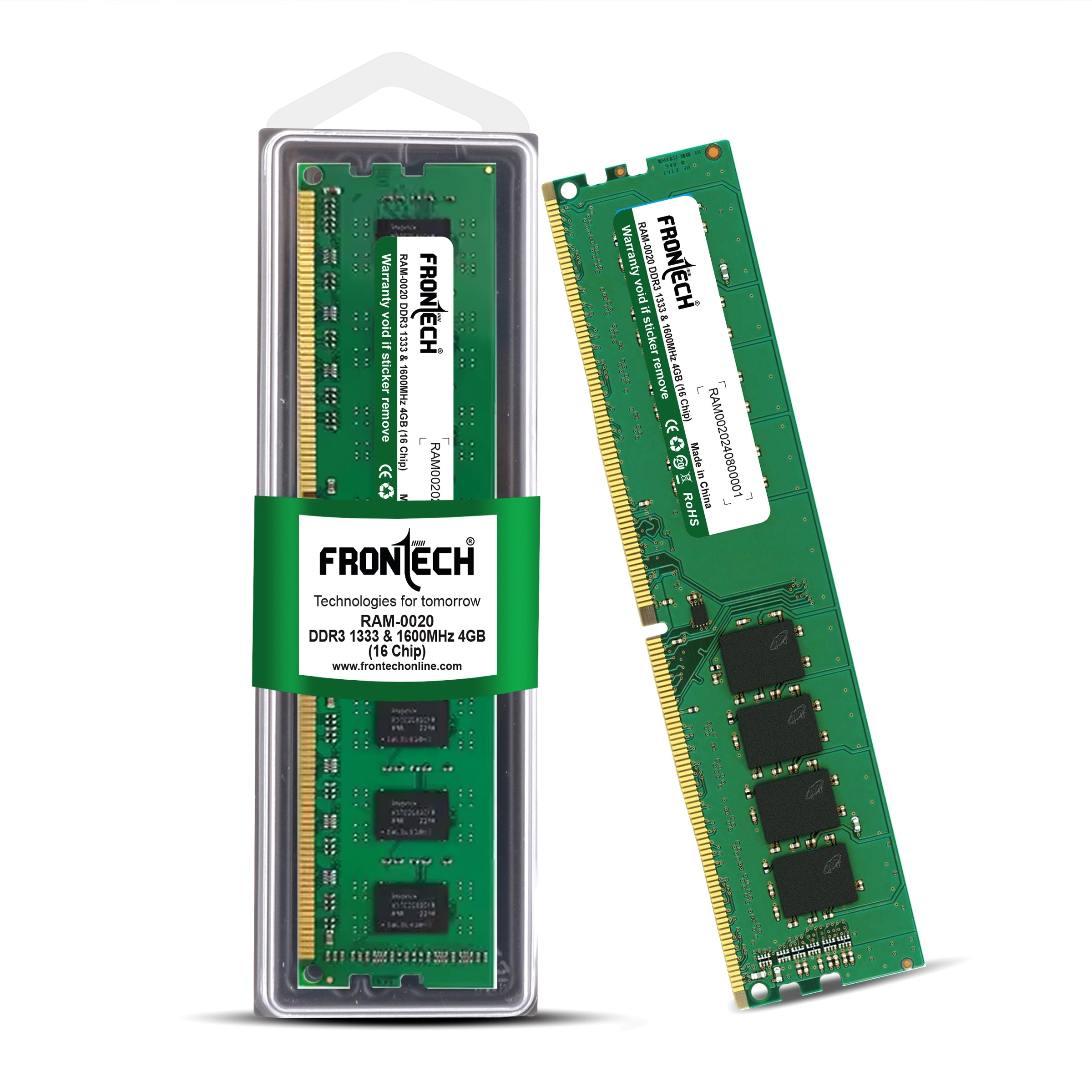 4GB DDR3 1333/1600 MHz Desktop RAM Memory (RAM-0020)