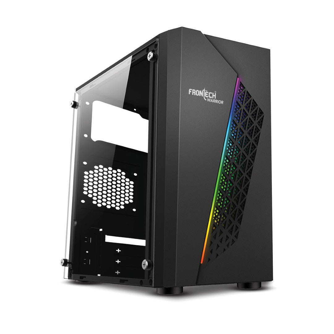 Warrior Gaming Cabinet | 1 x 80 mm LED Fan| 2XUSB 1.0 & USB 3.0 (FT-4345)