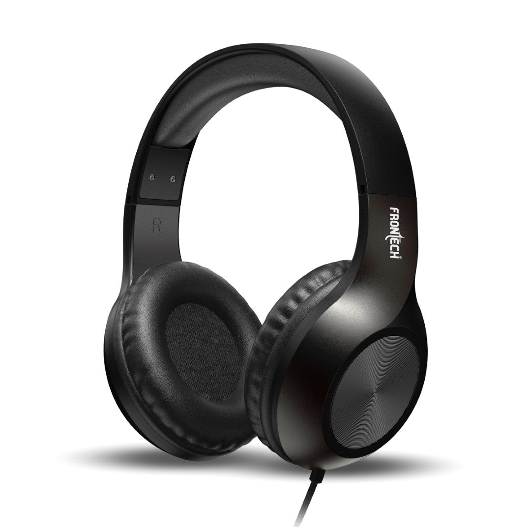 Wired Multimedia Headphone: Mic, Volume Control, 40mm Drivers (HF-3451)