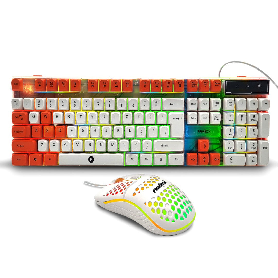 Nova Knight Gaming Keyboard and Mouse Combo with RGB Backlight Effects (KB-0043)