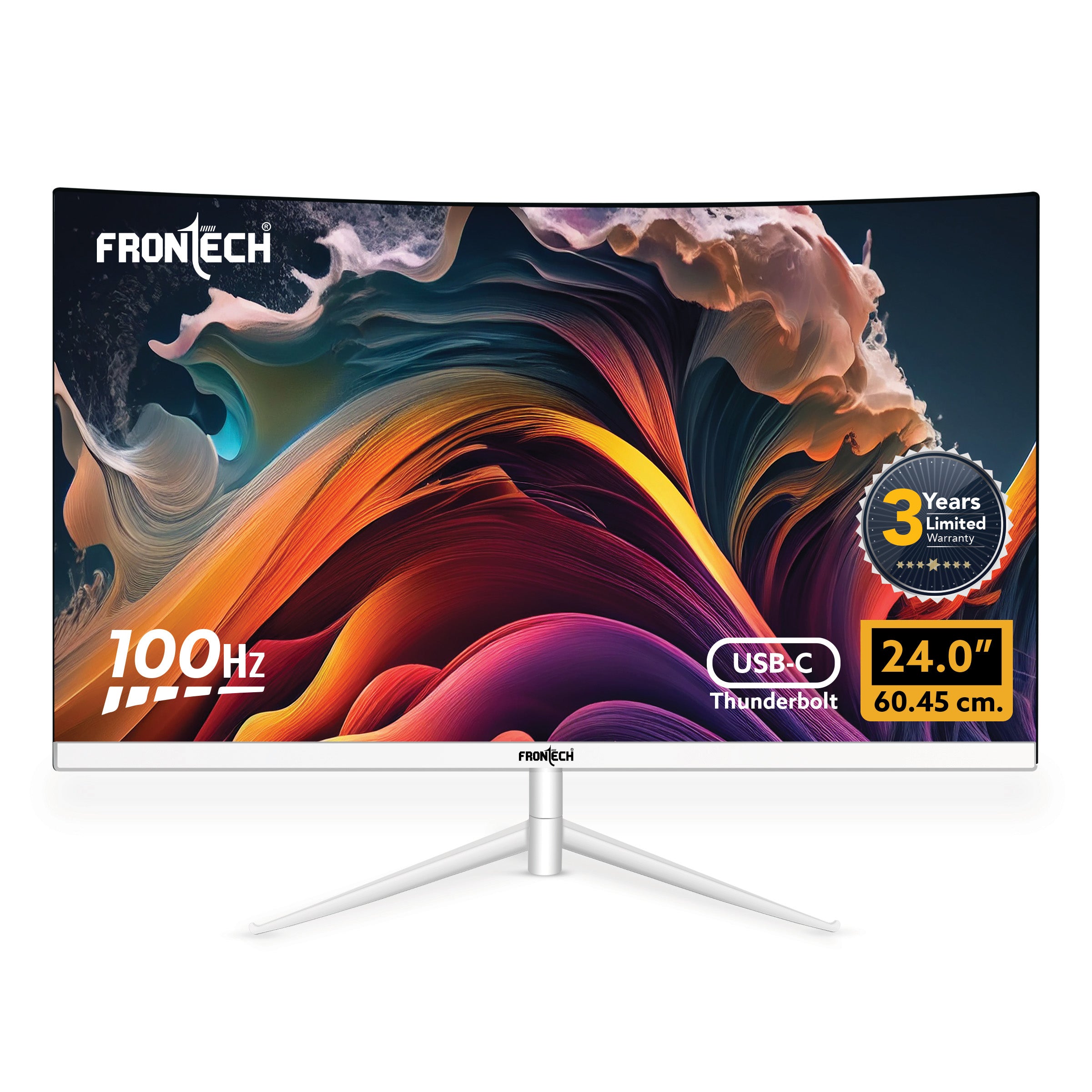 24'' Ultima Series Curved LED Monitor | 100Hz, 1920x1080 | 1800R Curve,Bezel-Less Design (MON-0077)