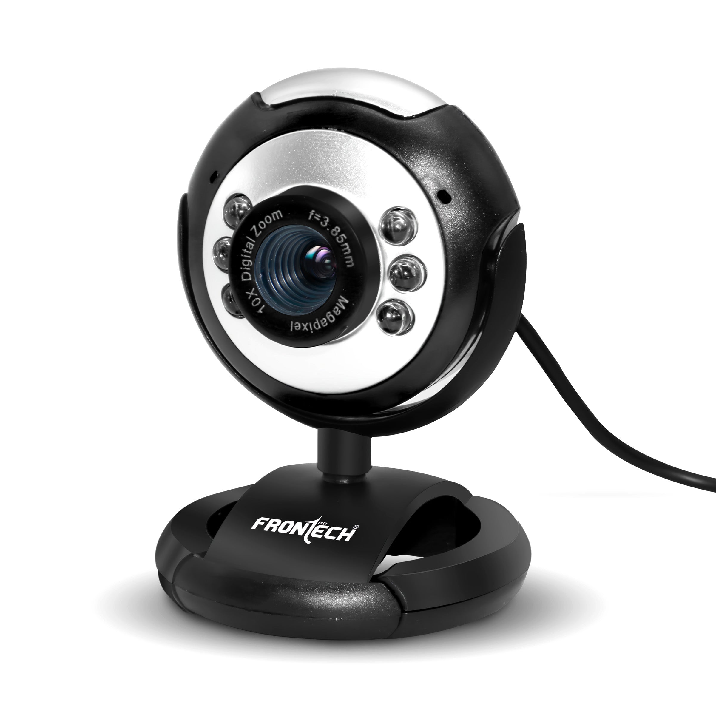 Digital Webcam with Built-in Mic & LED Lights (2251)