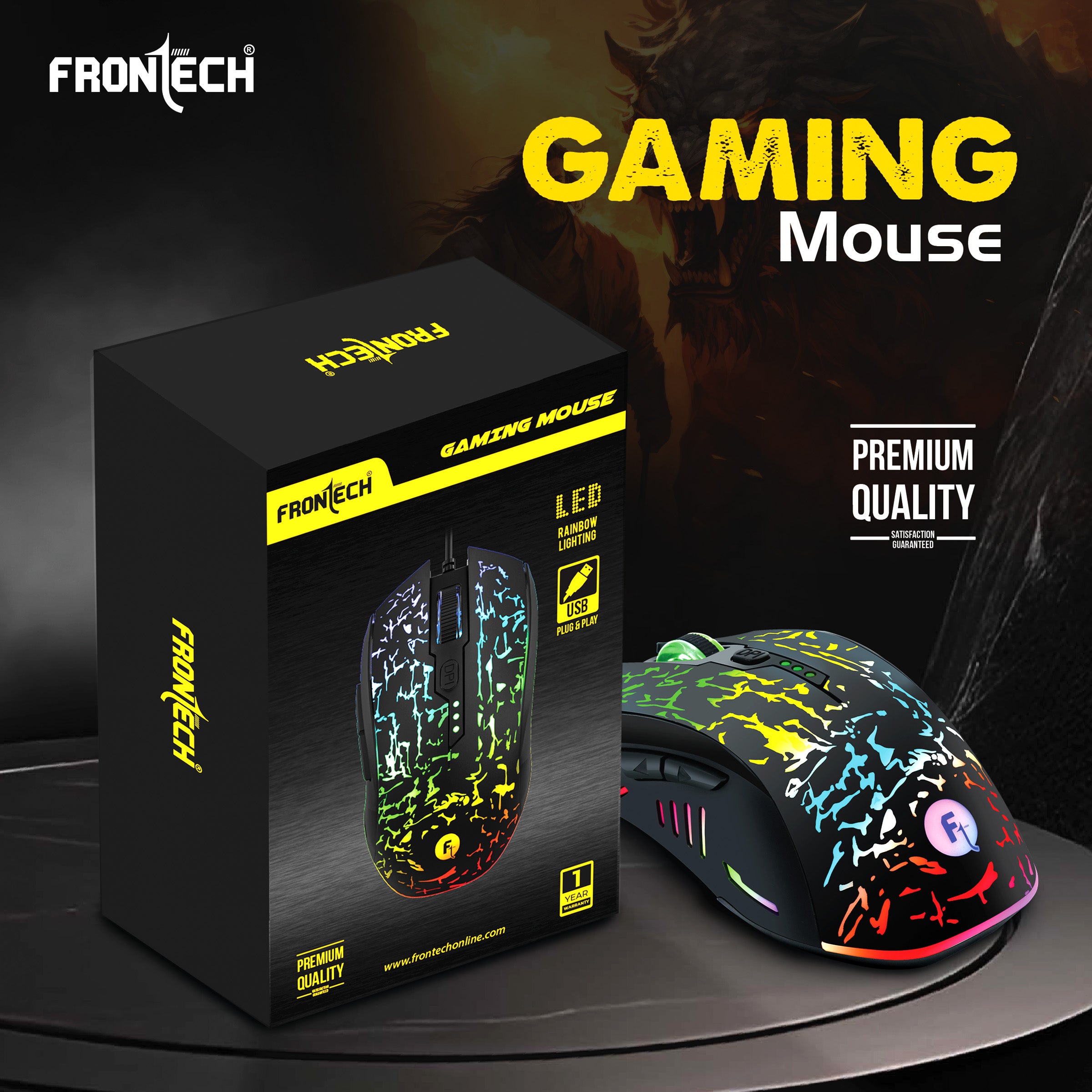 Wired Gaming Mouse 3600 DPI (MS-0082)
