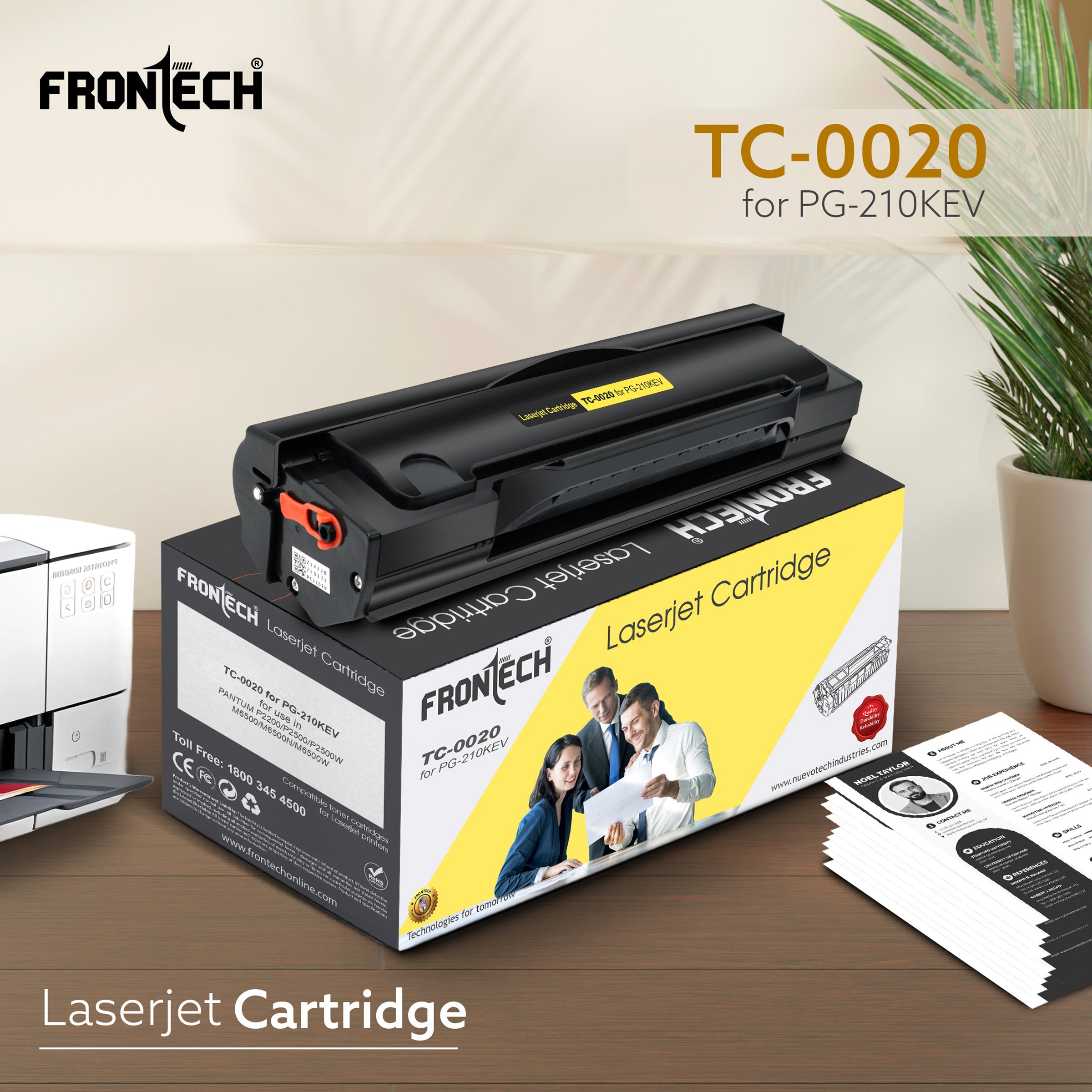 PG210KEV Toner Cartridge | Compatible with Pantum P2200/M6500 Series (TC-0020)