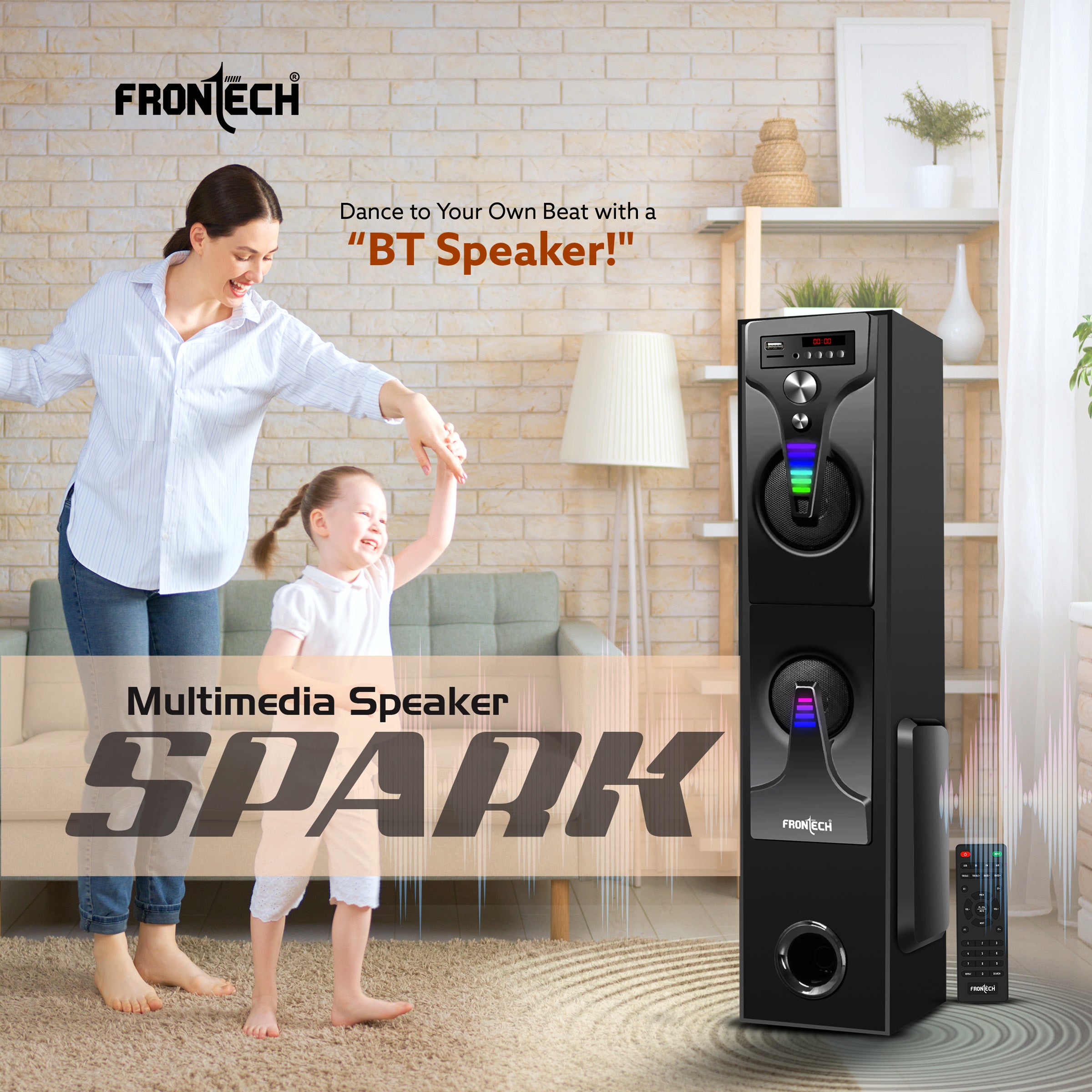CRUX-165 Series 60 Watt Tower Speaker (SW-0165)