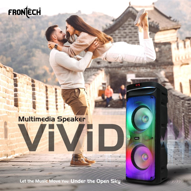 Vivid Multimedia Wireless Trolley Speaker 80W 5.0 Bluetooth Speaker (SW-0206)