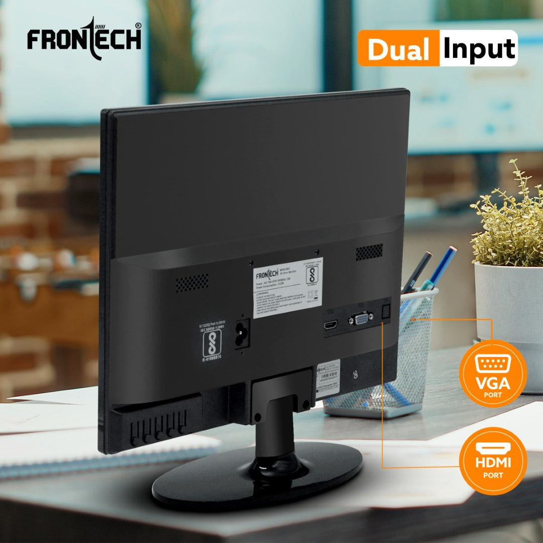 15'' HD LED Monitor | 60Hz, 1024x768 | Slim & Stylish (MON-0067)