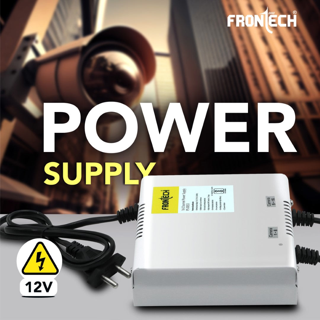 Premium 8-Channel Power Supply - Reliable 12V DC - 16 (PS-0053)
