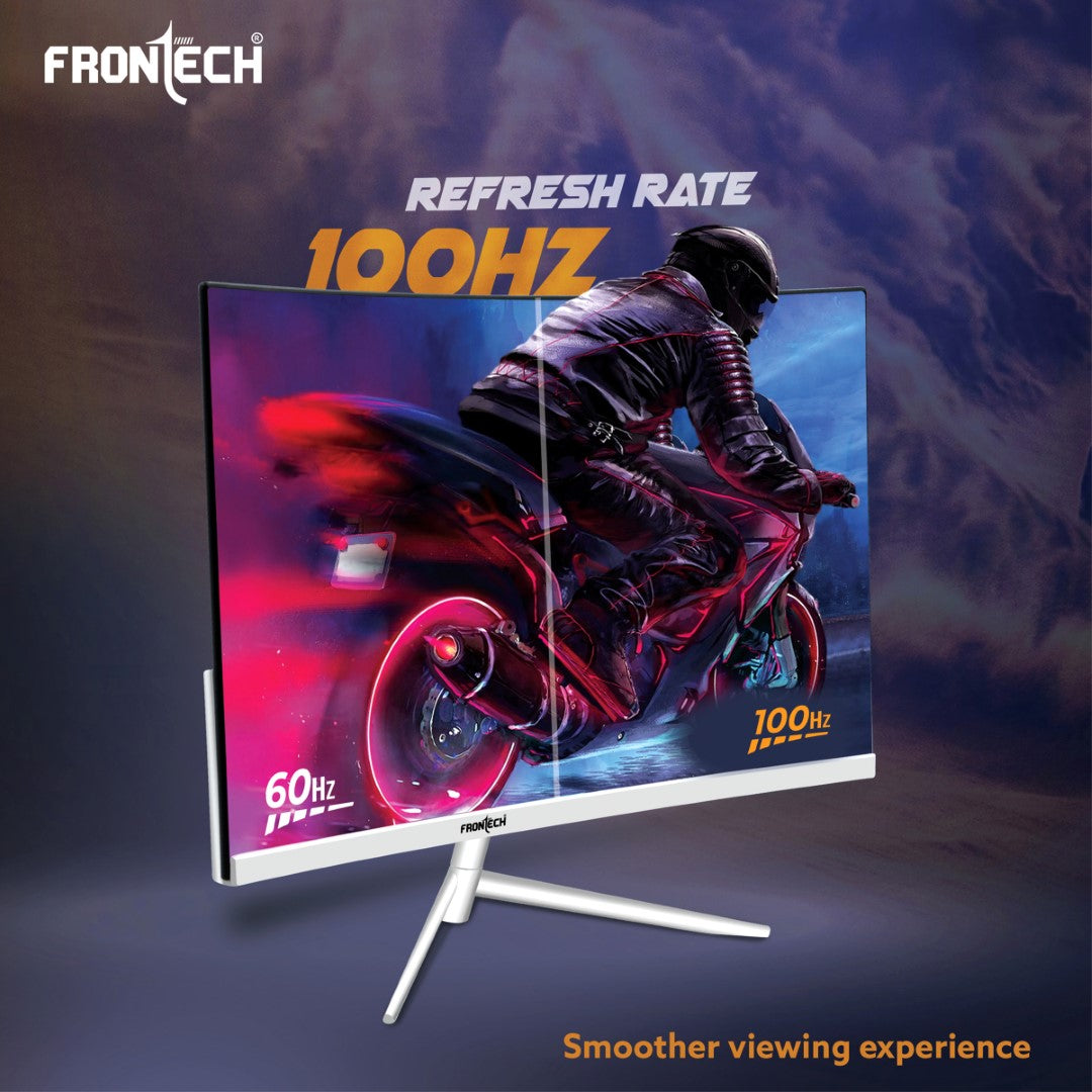 24'' Ultima Series Curved LED Monitor | 100Hz, 1920x1080 | 1800R Curve,Bezel-Less Design (MON-0077)