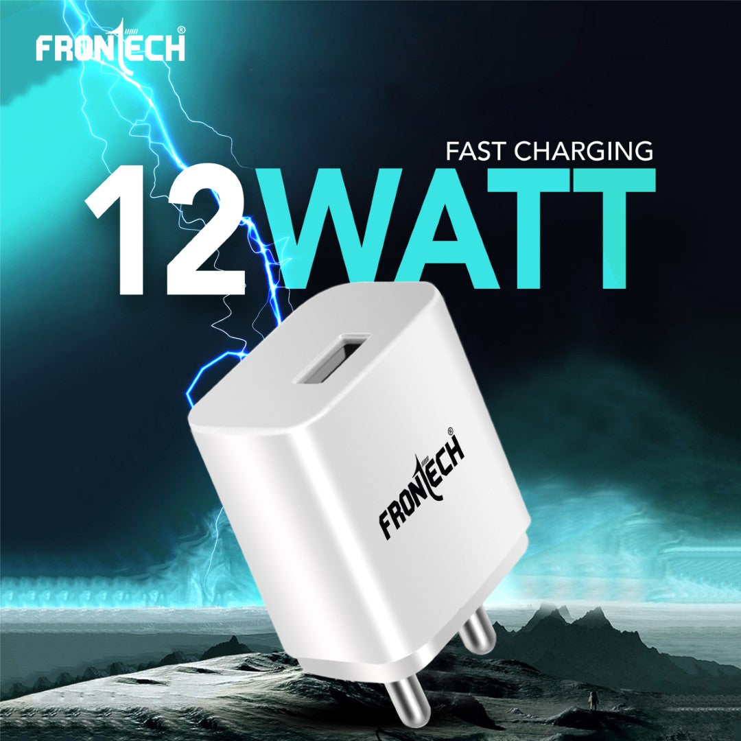 12W/2.4A Mobile Charger | Ultra Fast Charging, Quick Charge 3.0, (0951CW, White)