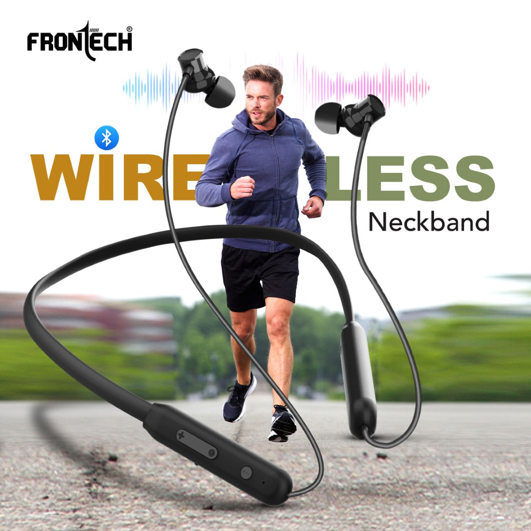 Wireless Neckband | Up to 20 Hours Playback,  Bluetooth 5.0 (EF-0072)