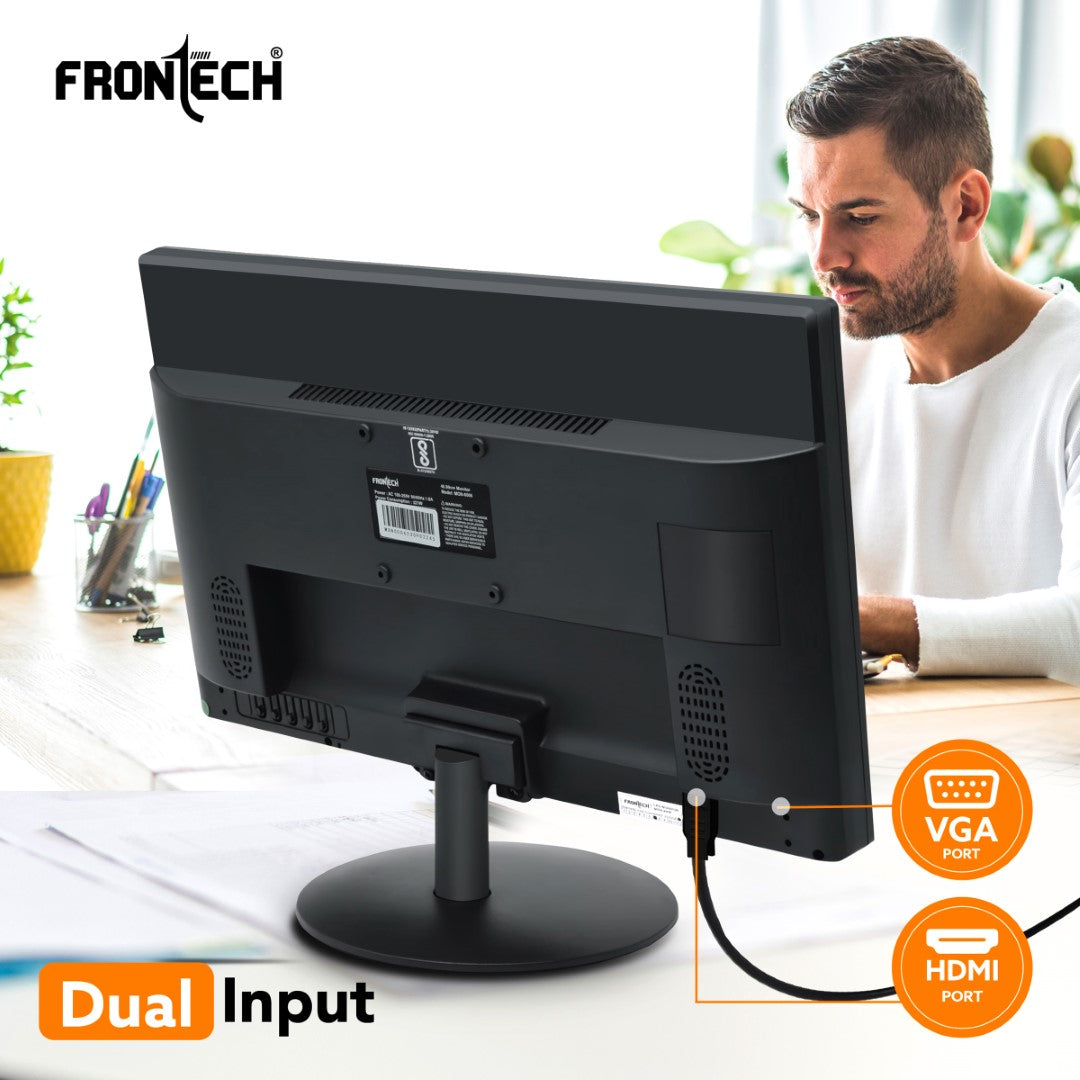 18.5'' HD LED Monitor | 75Hz, 1366x768 | Slim & Stylish (MON-0006)