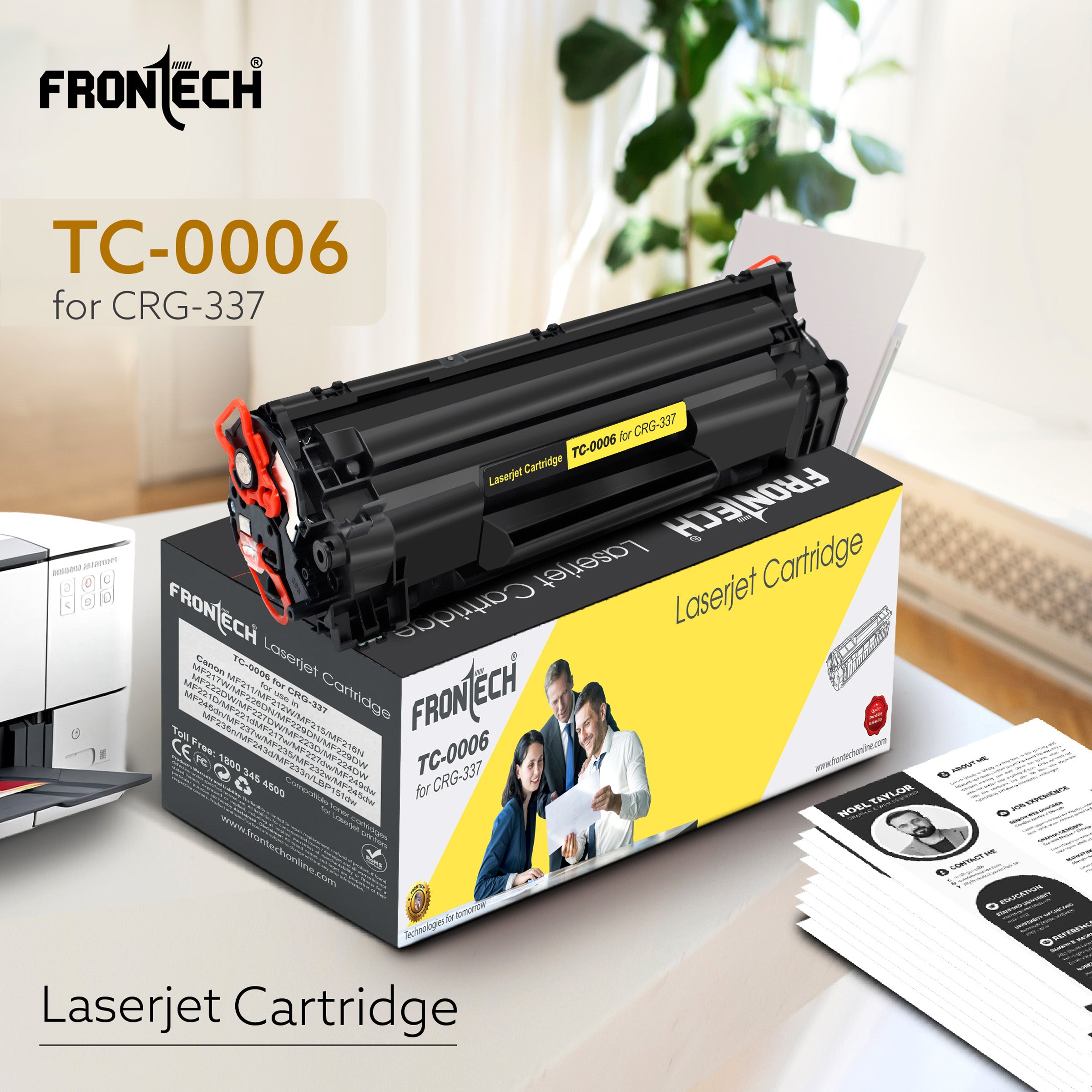 CRG-337 Toner Cartridge | Compatible with Canon MF232w-LBP223d Series (TC-0006)
