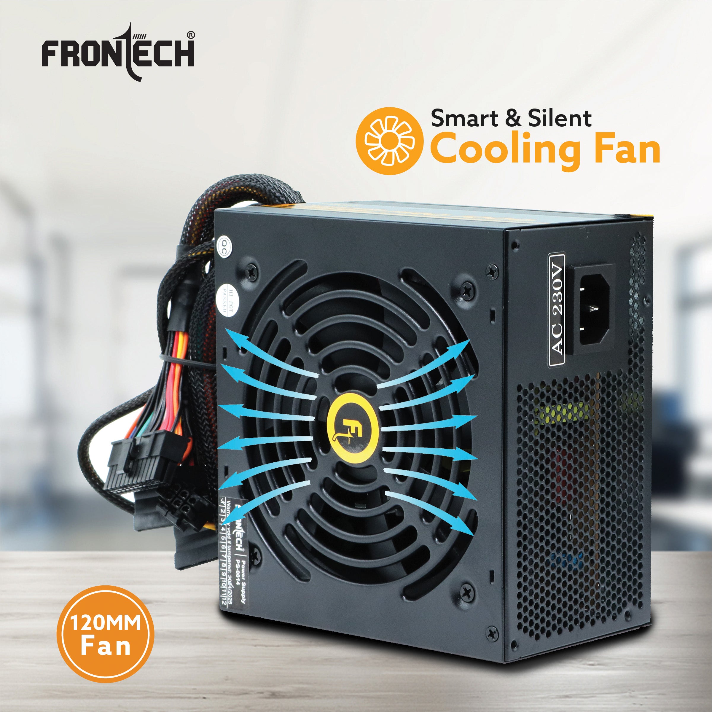 Pro Gaming 500W PSU with Built-in Protections and Smart Cooling (PS-0014)