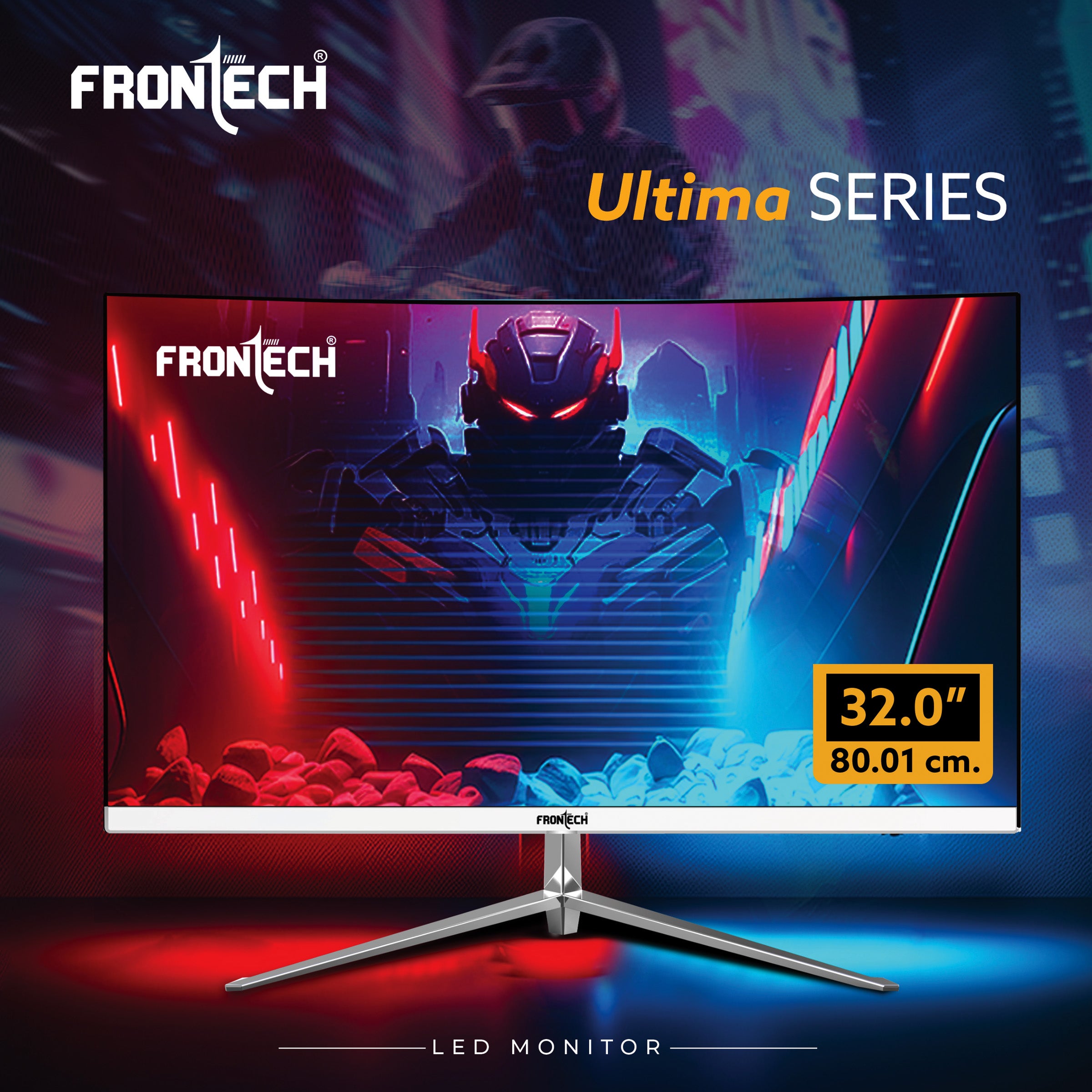 32'' Ultima Series Curved LED Monitor | 75Hz, 1920x1080 | 3000R Curve, Bezel-Less Design with Built-in Speaker (MON-0073)