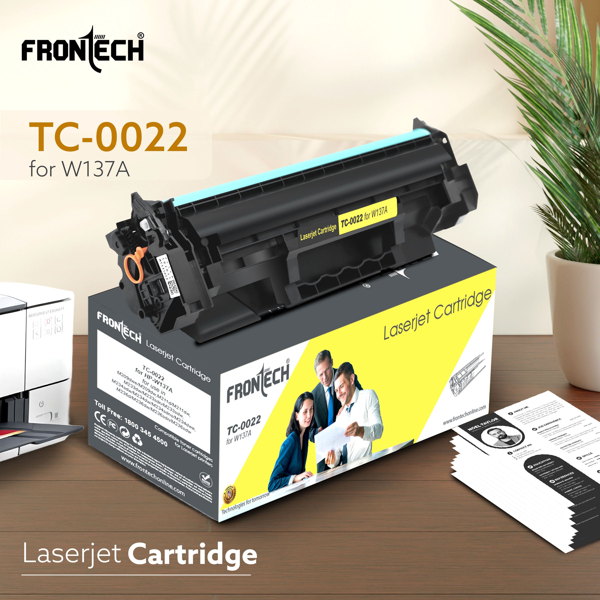 W137A Toner Cartridge | Compatible with HP LaserJet M209-M236 Series (TC-0022)