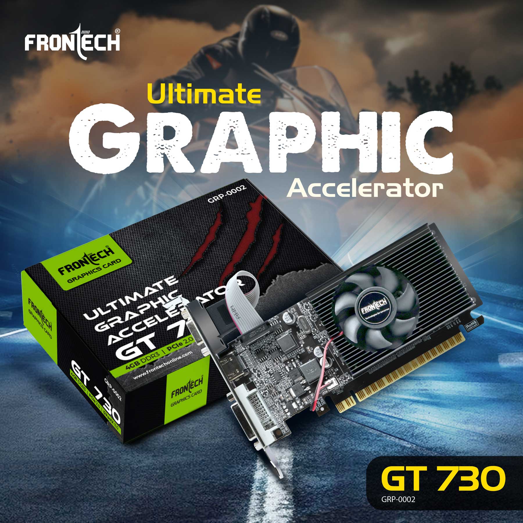 GT 730 Graphics Card with 4 GB DDR3 (GRP-0002)