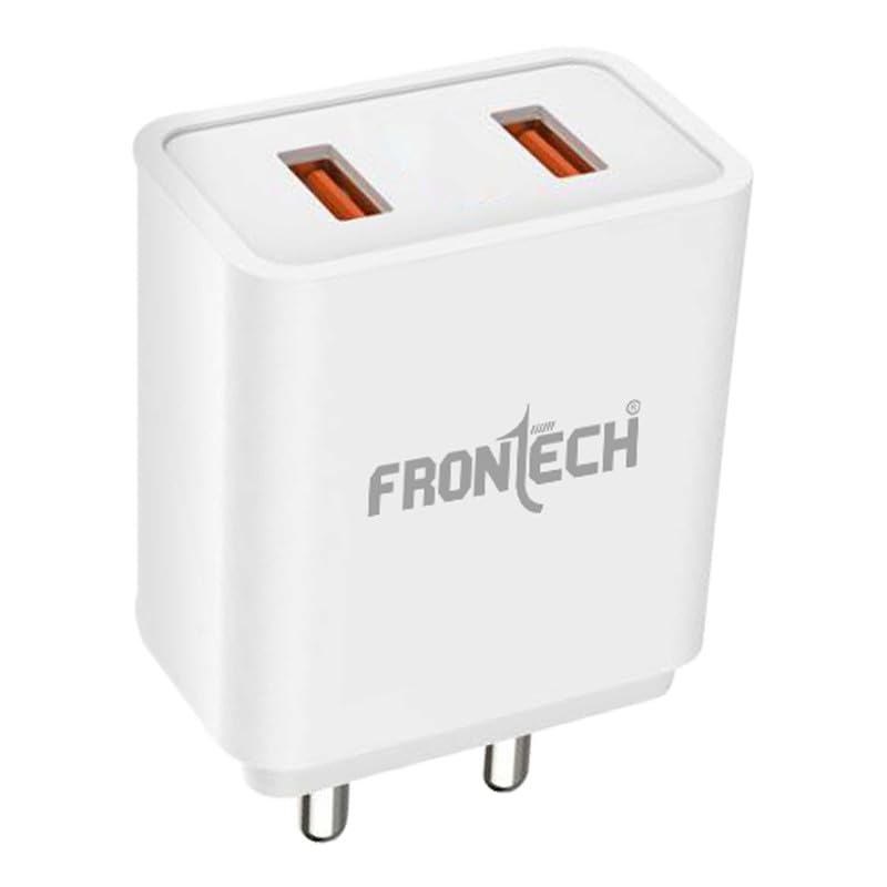 17W Dual USB Mobile Charger | Ultra Fast Charging 3.0, Type-C Cable Included (0955W)