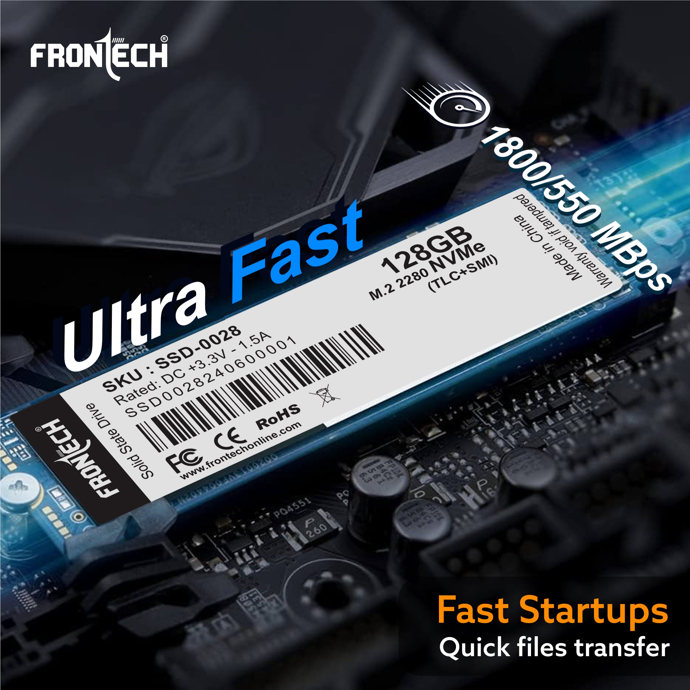 NVMe SATA III Internal SSD 128GB (SSD-0028)