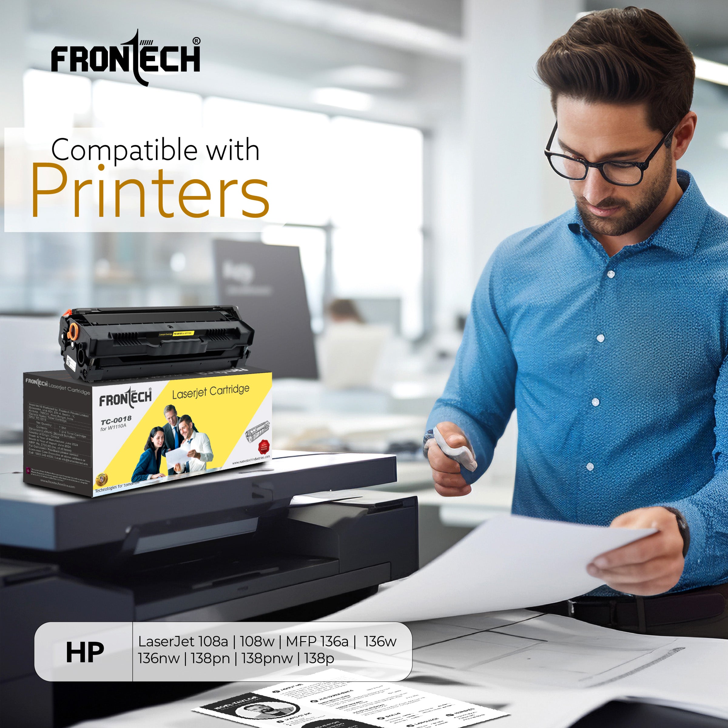 W1110A Toner Cartridge | Compatible with HP Laser 108 & MFP 136 Series (TC-0018)