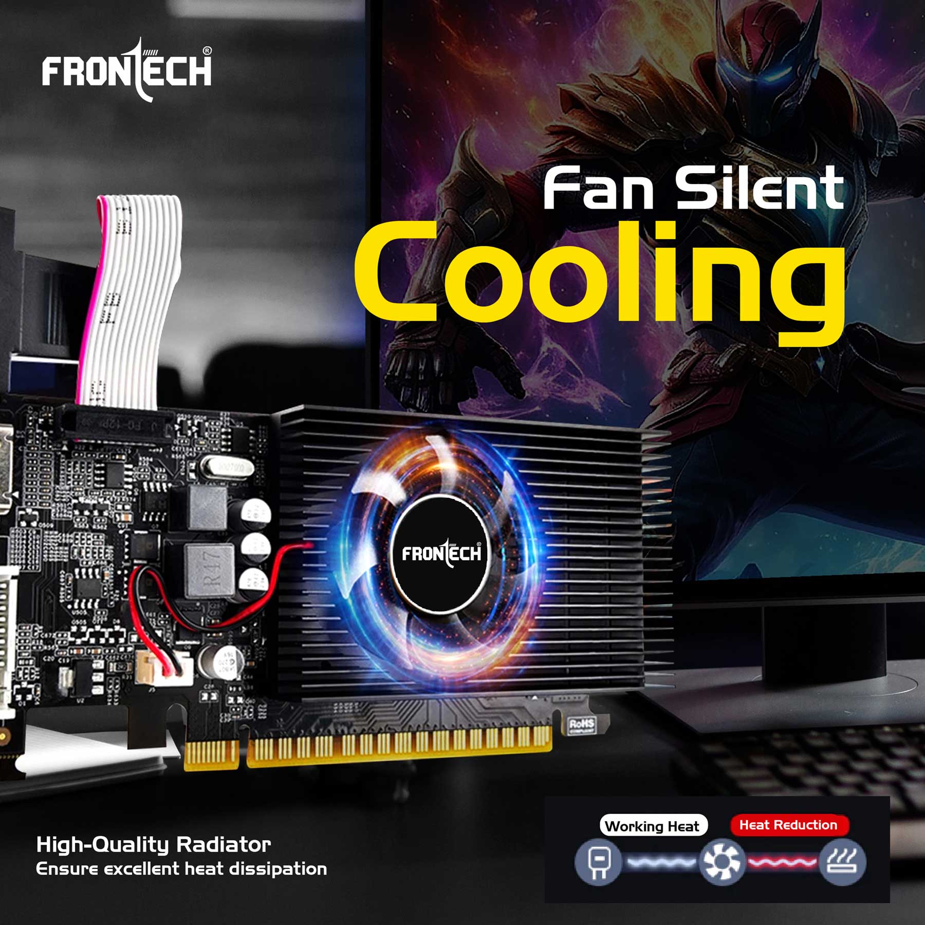 GT 730 Graphics Card with 4 GB DDR3 (GRP-0002)