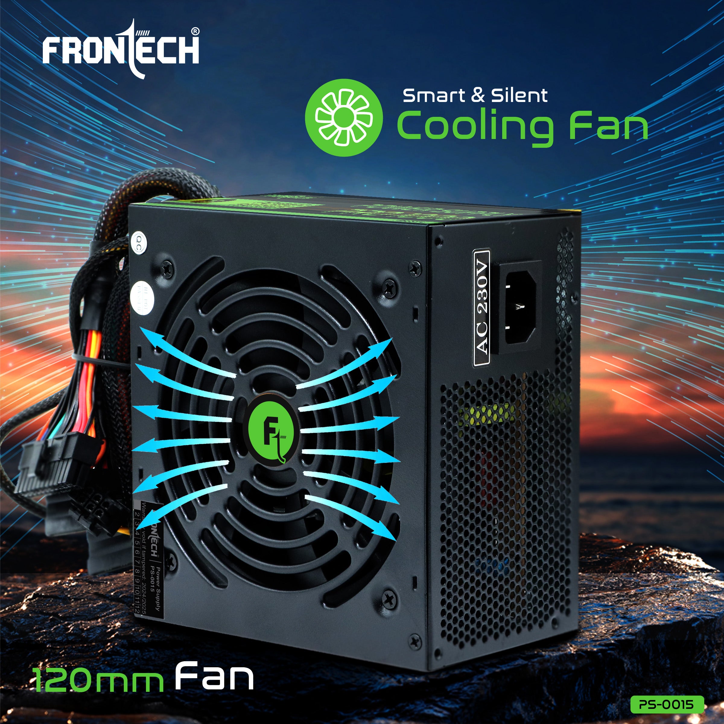 Frontech PRO 1200 PS-0015: High-Performance Power Supply Engineered for Peak Performance and Precision