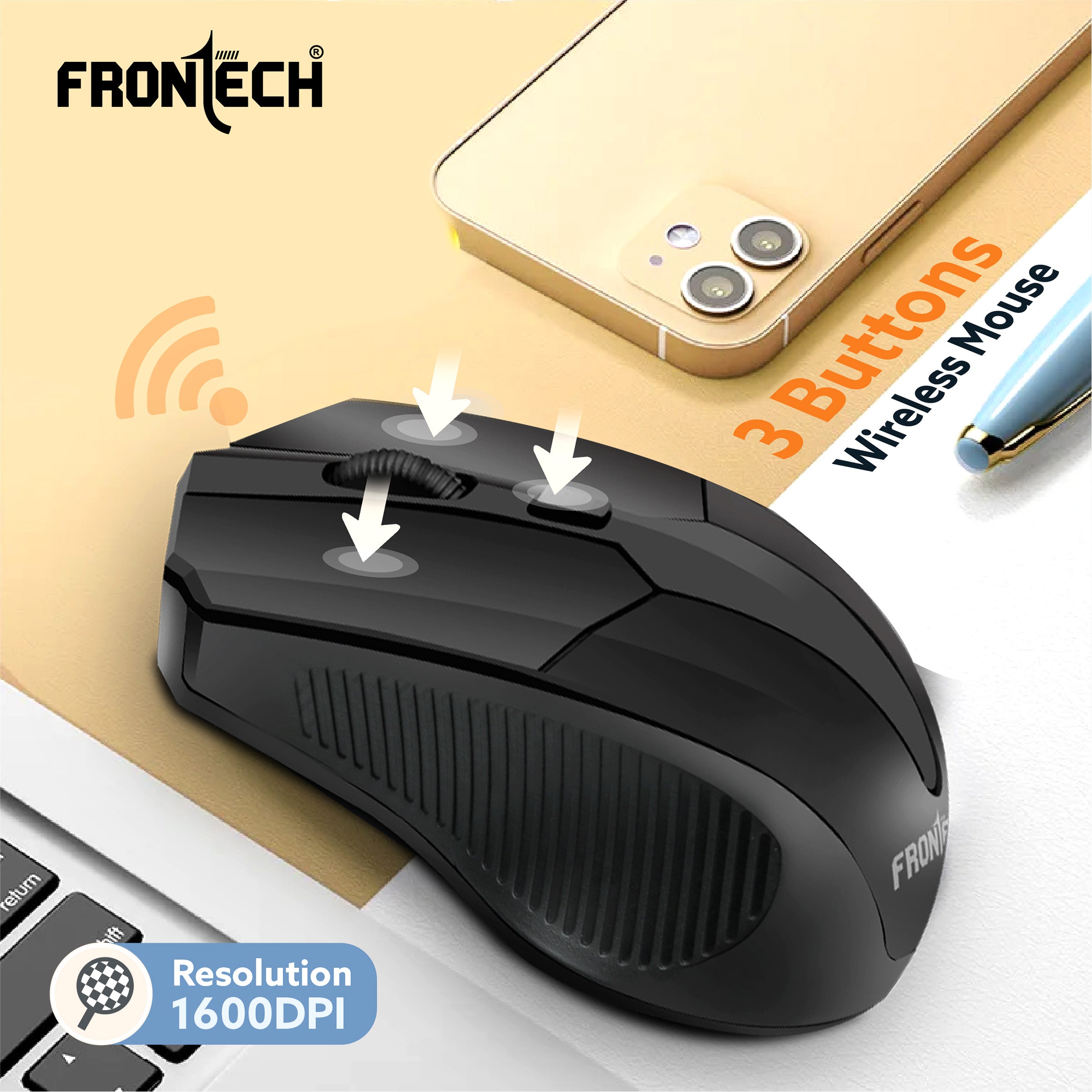 Wireless Keyboard and Mouse Combo (KB-0025)
