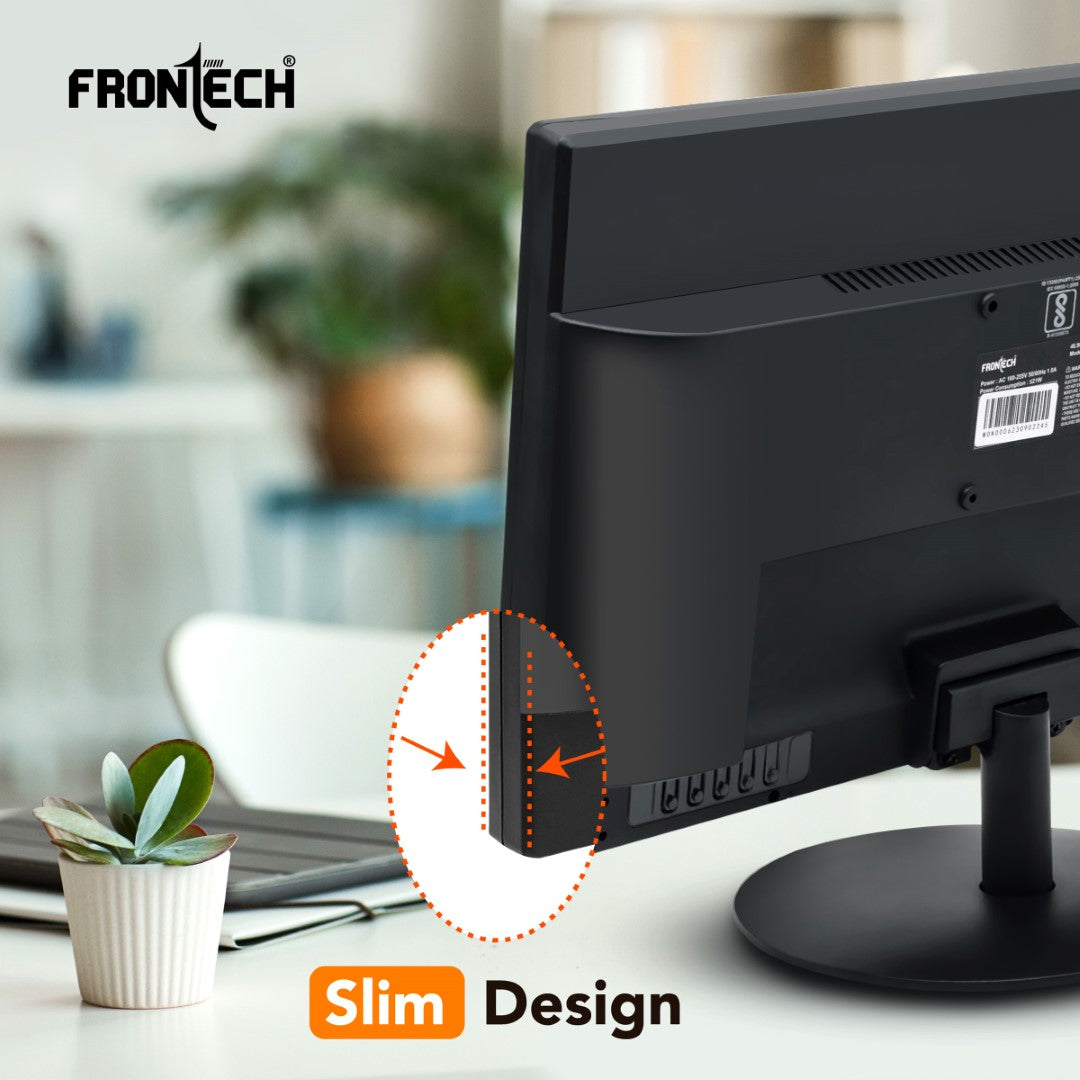 18.5'' HD LED Monitor | 75Hz, 1366x768 | Slim & Stylish (MON-0006)