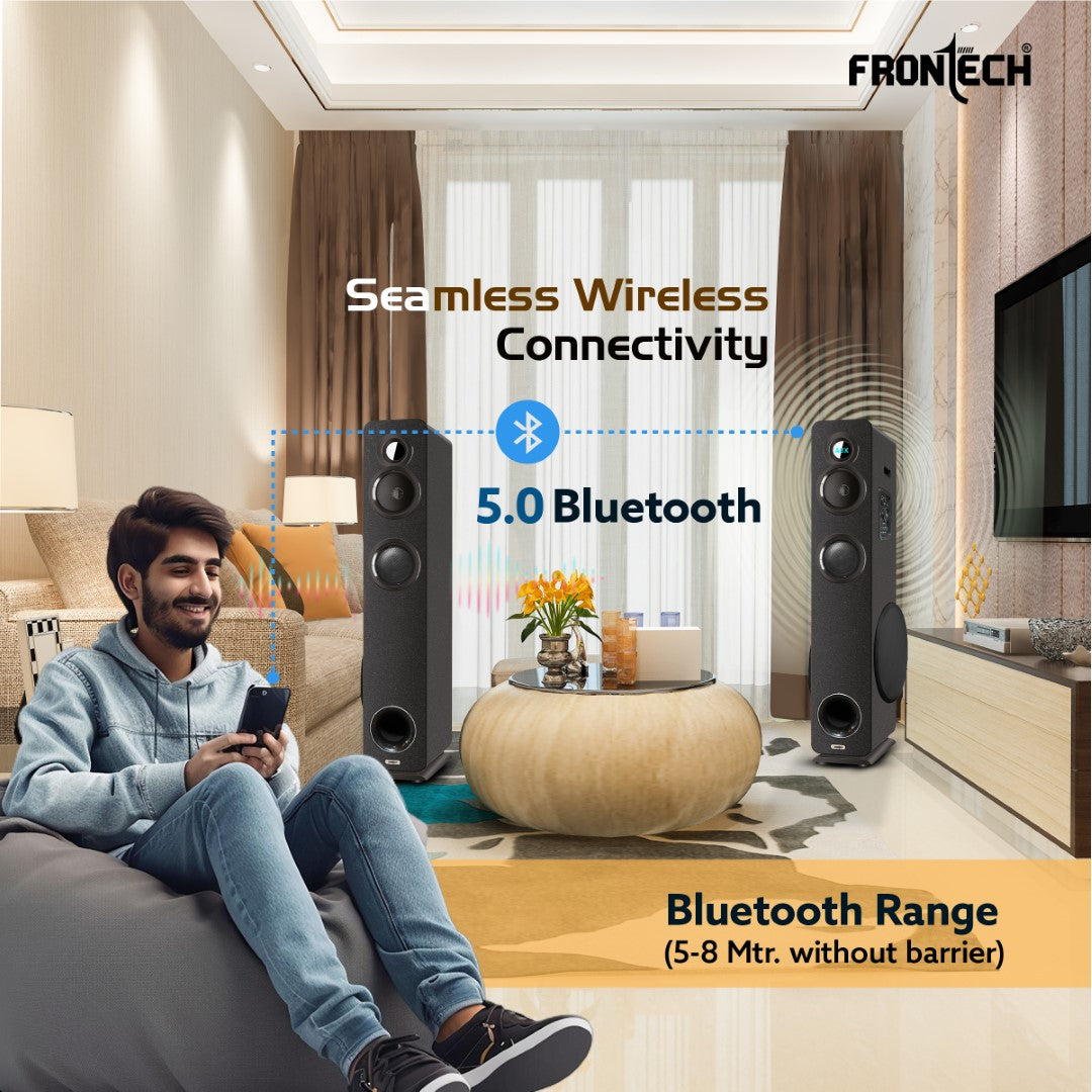 Twister 170W Bluetooth 5.0 Tower Speaker System (SW-0126)