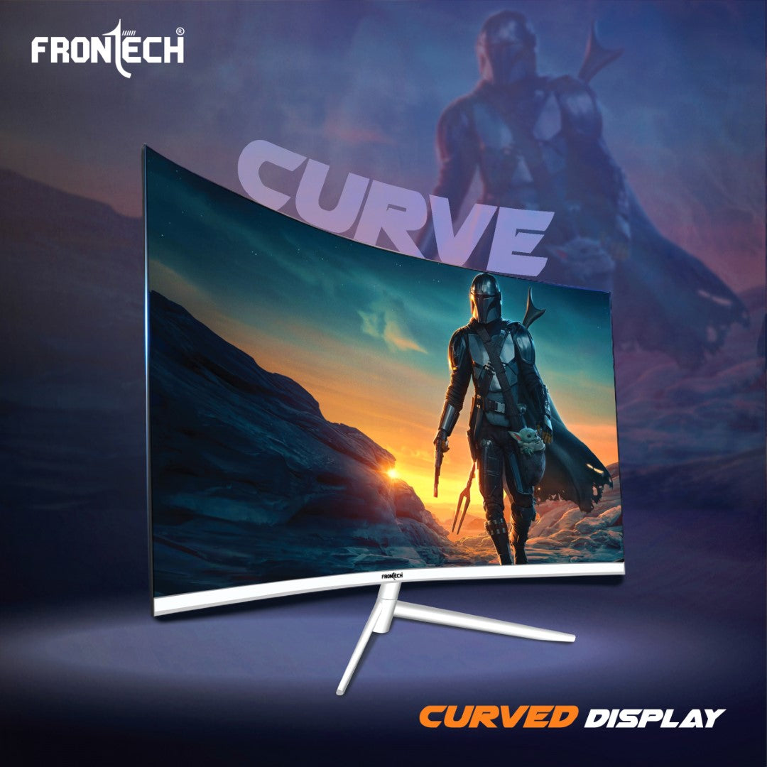 24'' Ultima Series Curved LED Monitor | 100Hz, 1920x1080 | 1800R Curve,Bezel-Less Design (MON-0077)