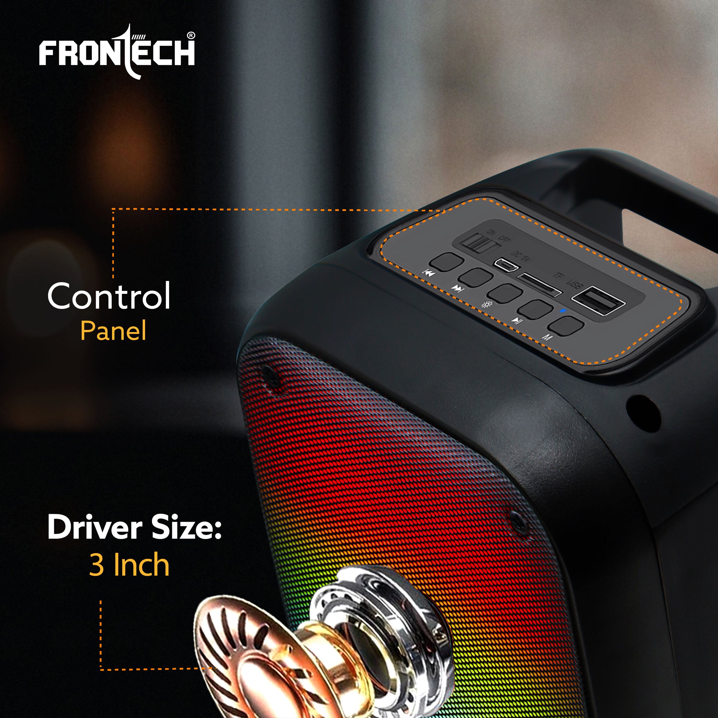 Premium Multi-Media Speaker with Bluetooth 5.0 - Portable (SW-0184)