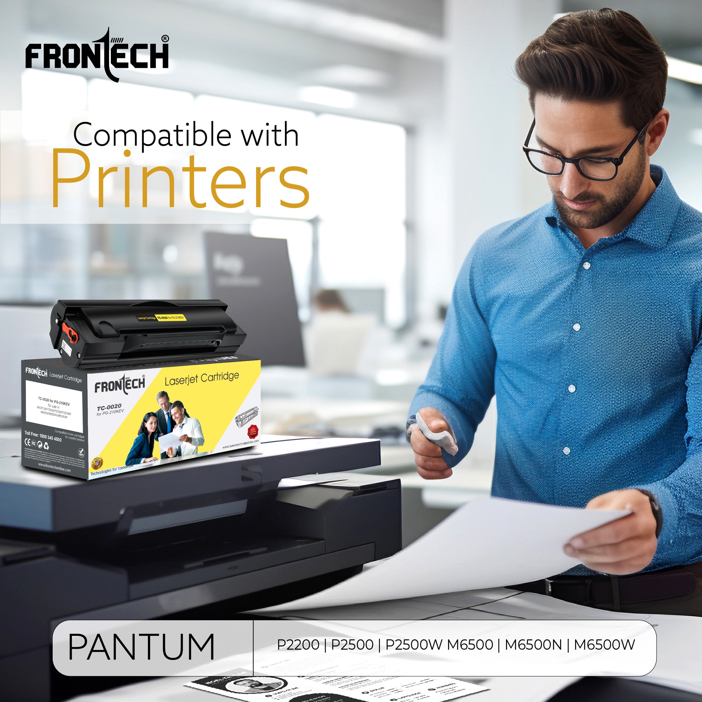 PG210KEV Toner Cartridge | Compatible with Pantum P2200/M6500 Series (TC-0020)
