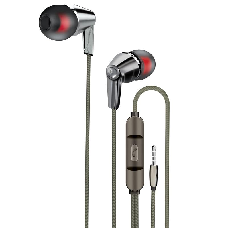 Earphone with Mic | 3.5mm Jack, 10mm Drivers, 6U++ Speaker (EF-0049)