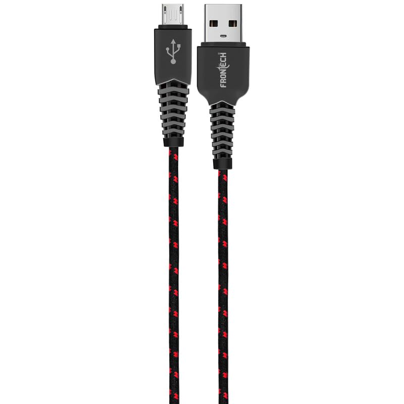 12W Fast Charging Braided USB to V8 Cable | 1M, 2.4A (1031)