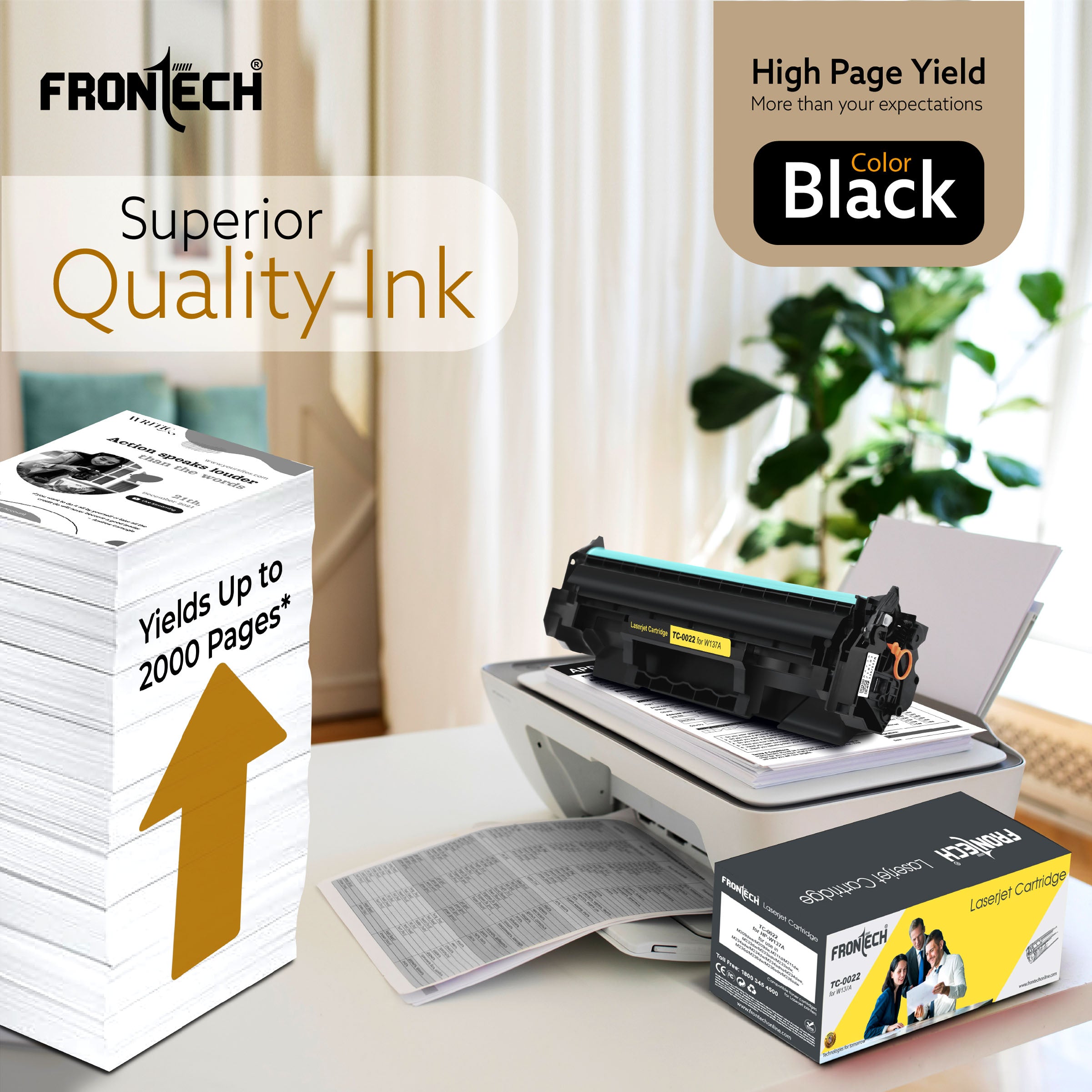 W137A Toner Cartridge | Compatible with HP LaserJet M209-M236 Series (TC-0022)