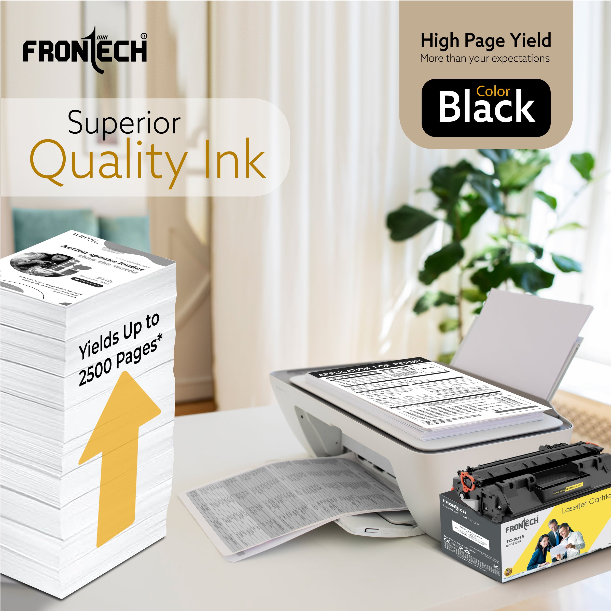 CE505A Toner Cartridge | Compatible with HP P2035-P2055 & Canon MF5850dn Series (TC-0016)