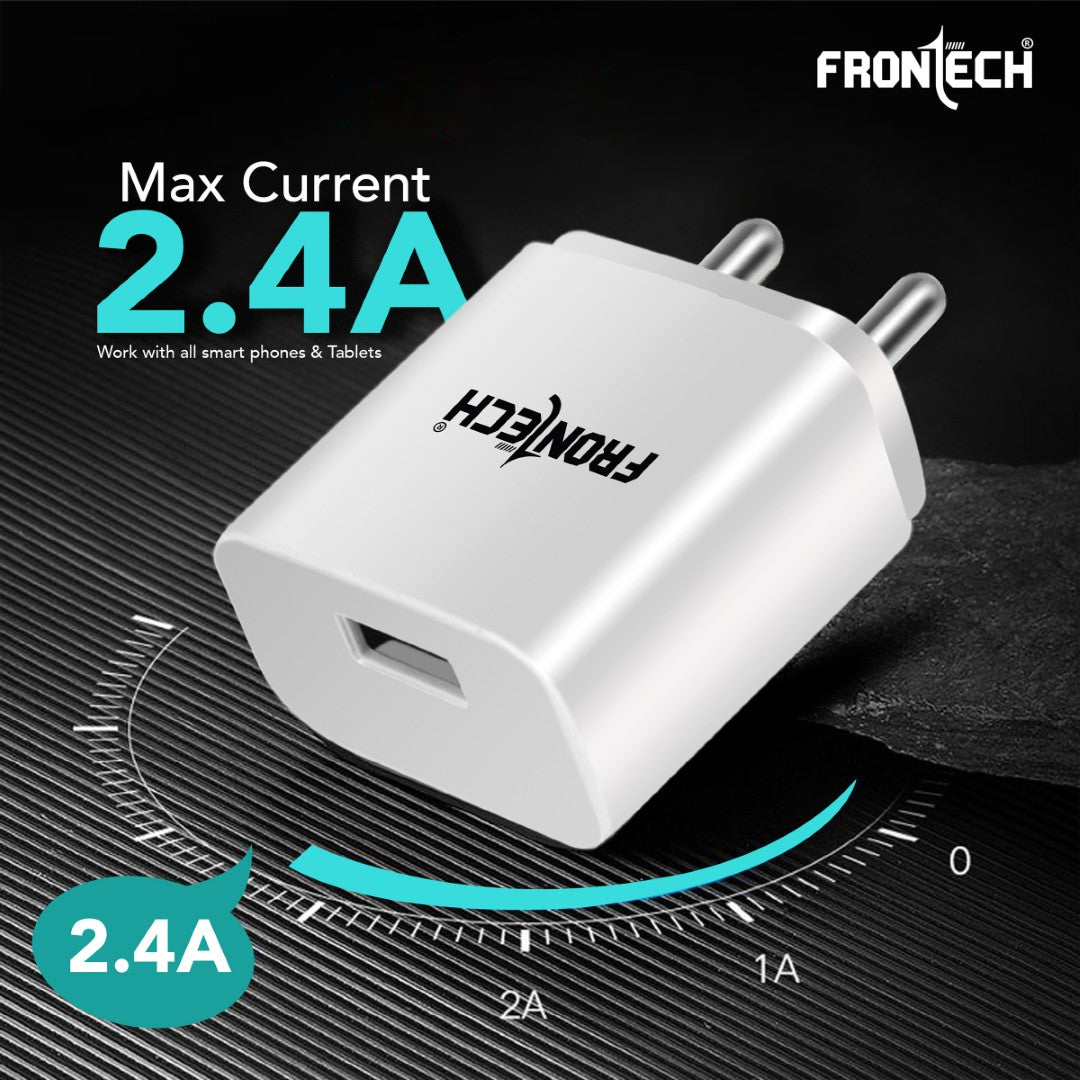 12W/2.4A Mobile Charger | Ultra Fast Charging, Quick Charge 3.0, (0951CW, White)