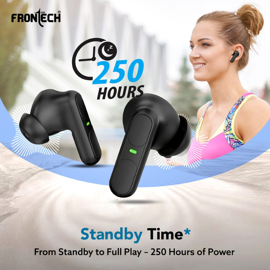 ECHO TWS Bluetooth v5.0 Earbud 24H Playtime, 30H Talk Time (EF-0070)