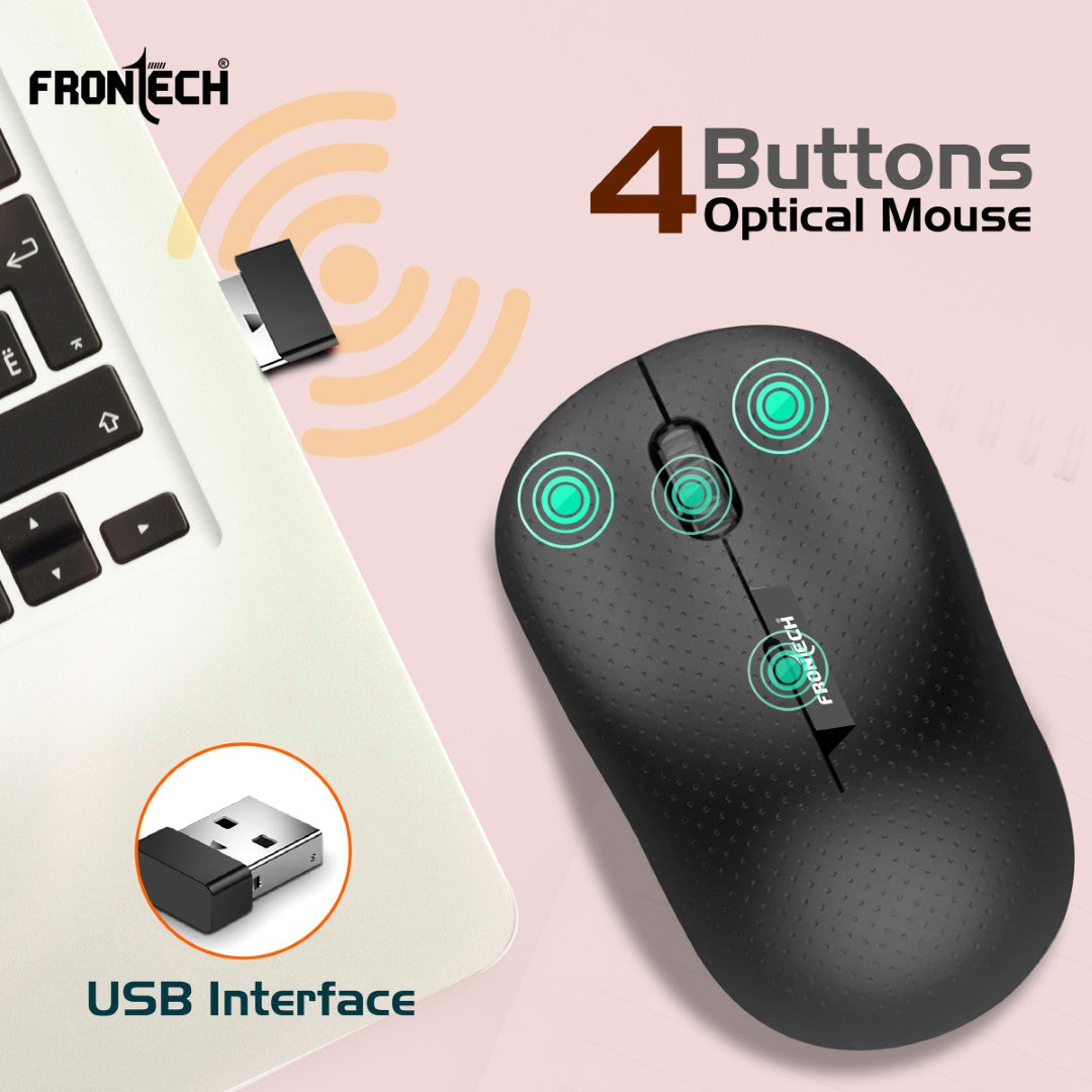 Wireless Optical Mouse 1600 DPI (MS-0041)