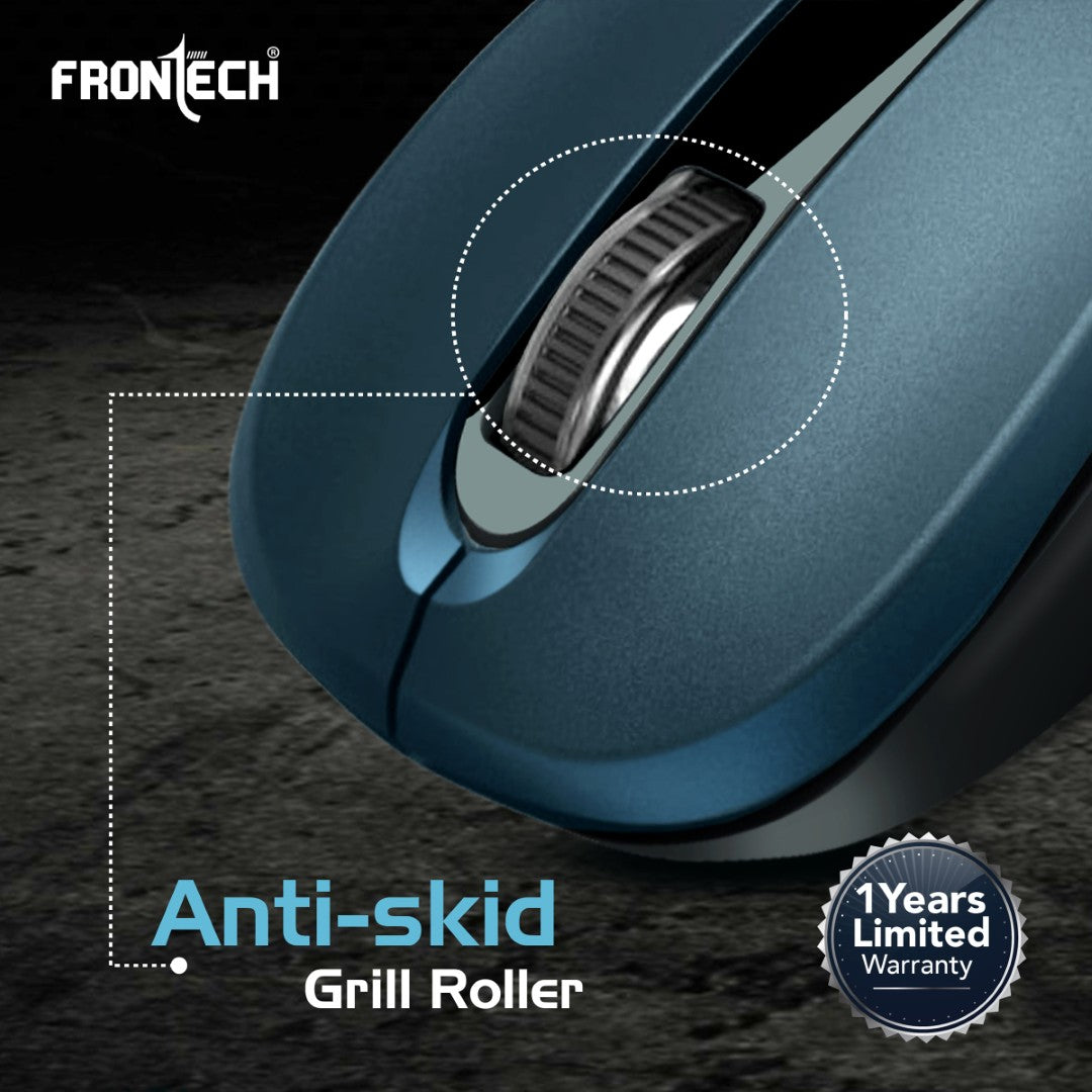 Wireless Mouse | 2.4GHz, 1000 DPI, Power Saver | USB Nano Receiver (MS-0092)