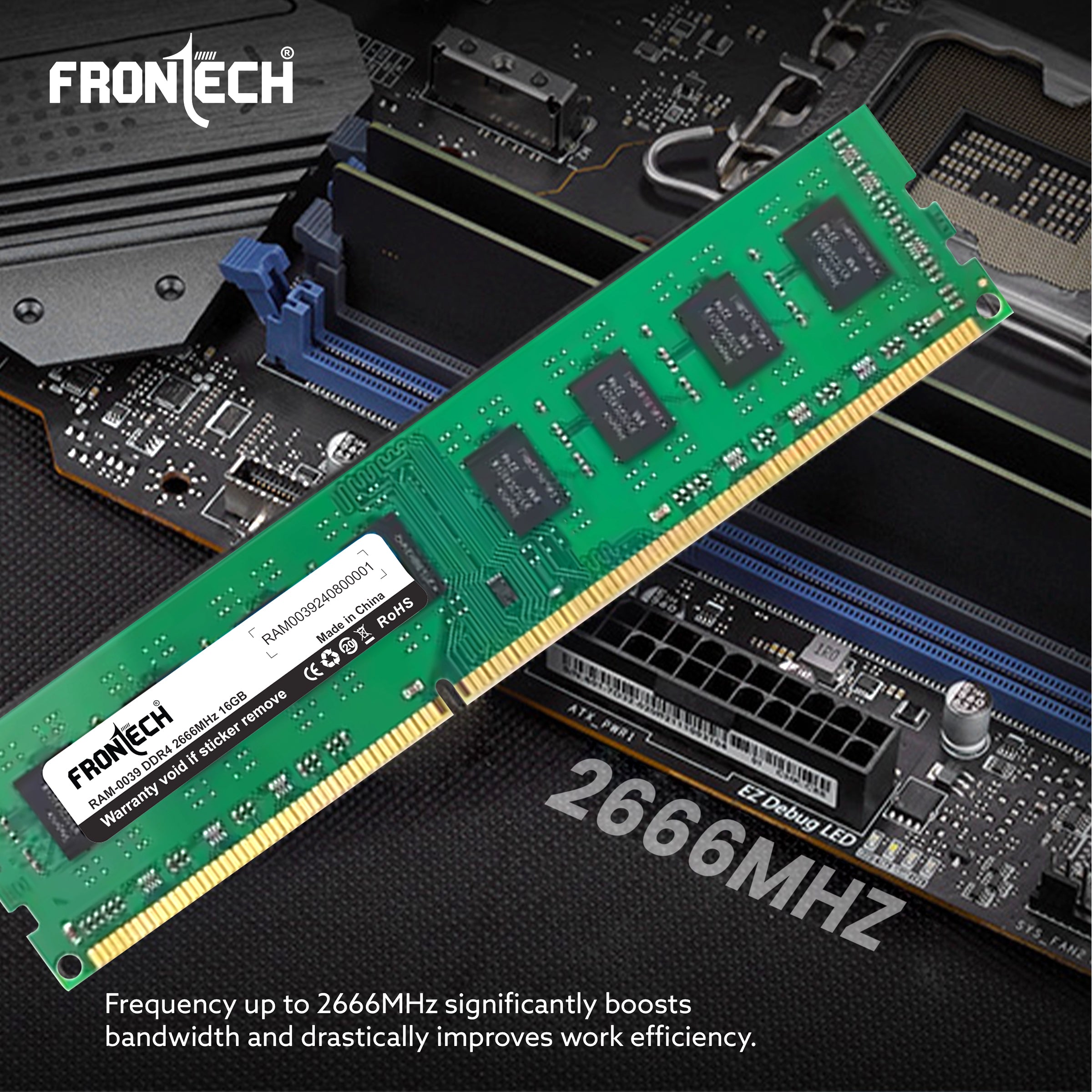 16GB DDR4 16 Chips 2666 MHz Desktop RAM Memory (RAM-0039)