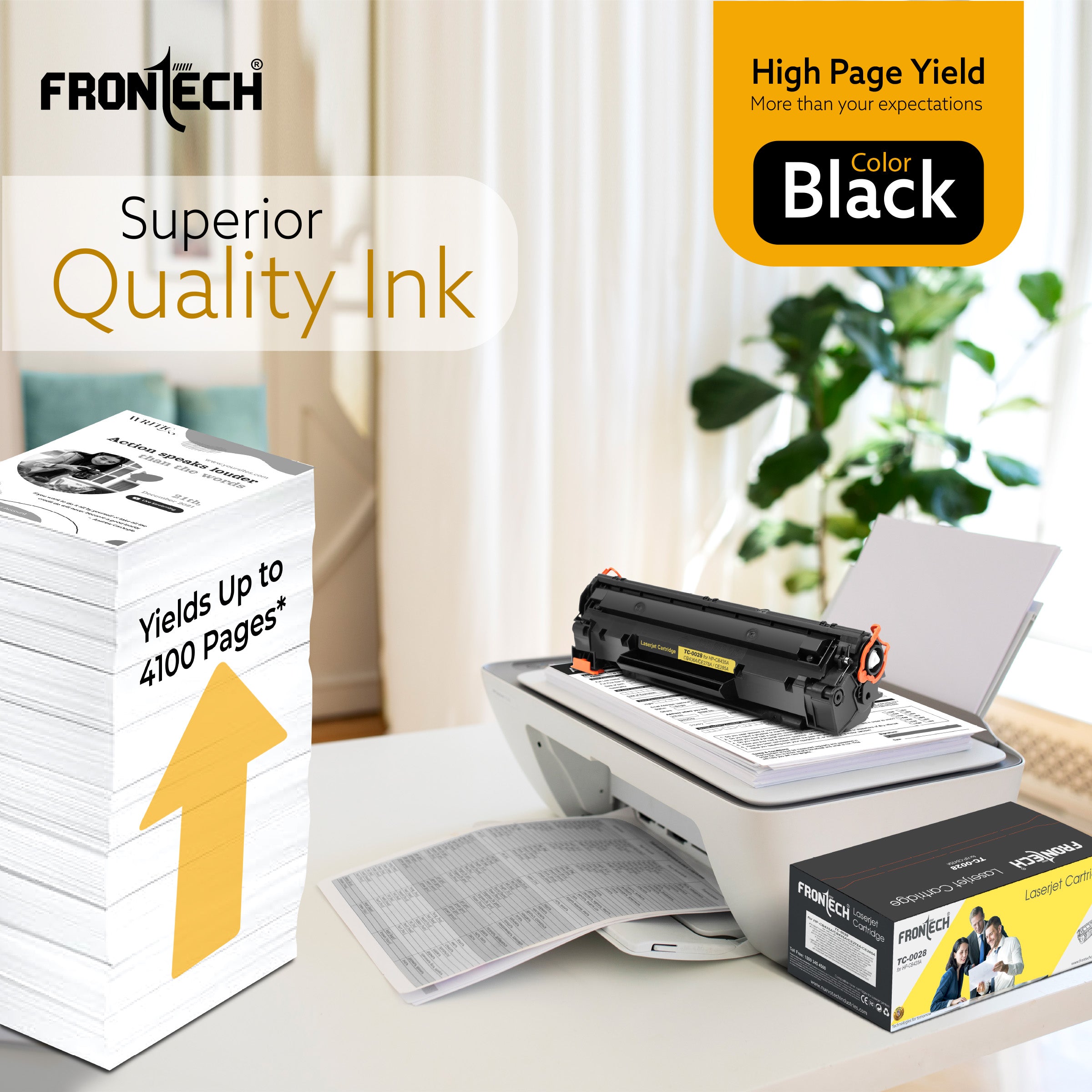 CB435A/CB436A/CE278A/CE285A Toner Cartridge | Compatible with HP P1106-P1606 Series (TC-0028)