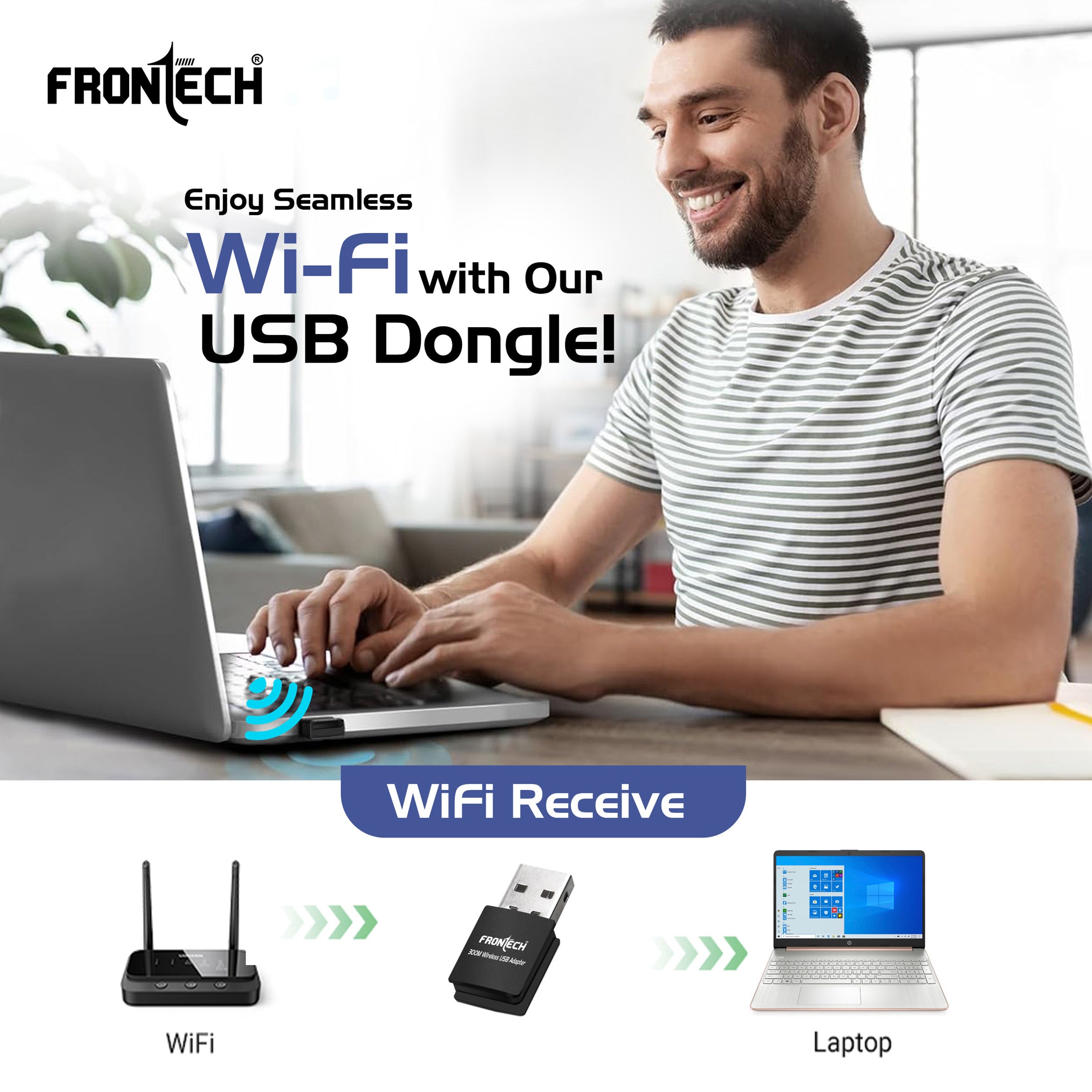 WiFi Dongle 300 Mbps (0842)