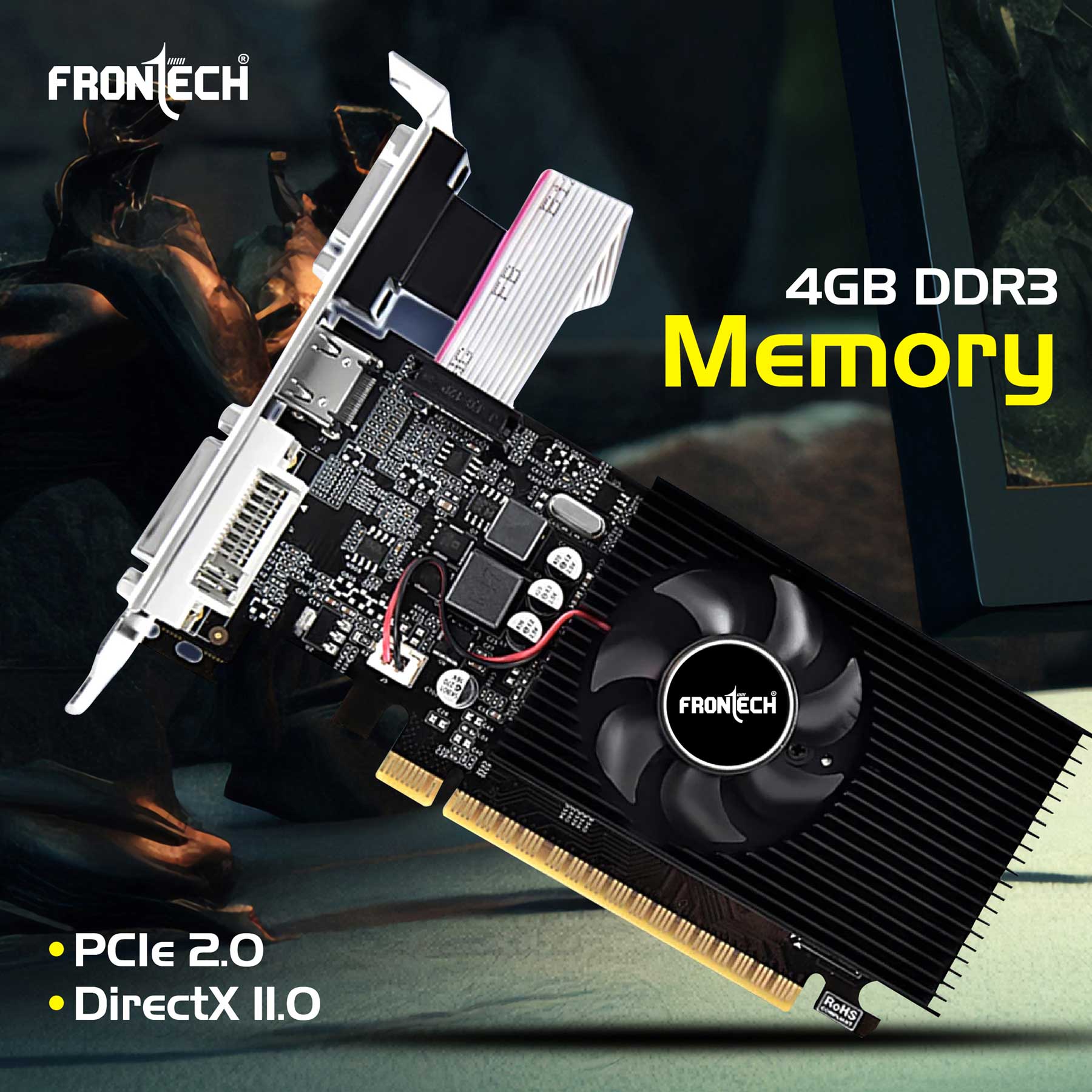 GT 730 Graphics Card with 4 GB DDR3 (GRP-0002)
