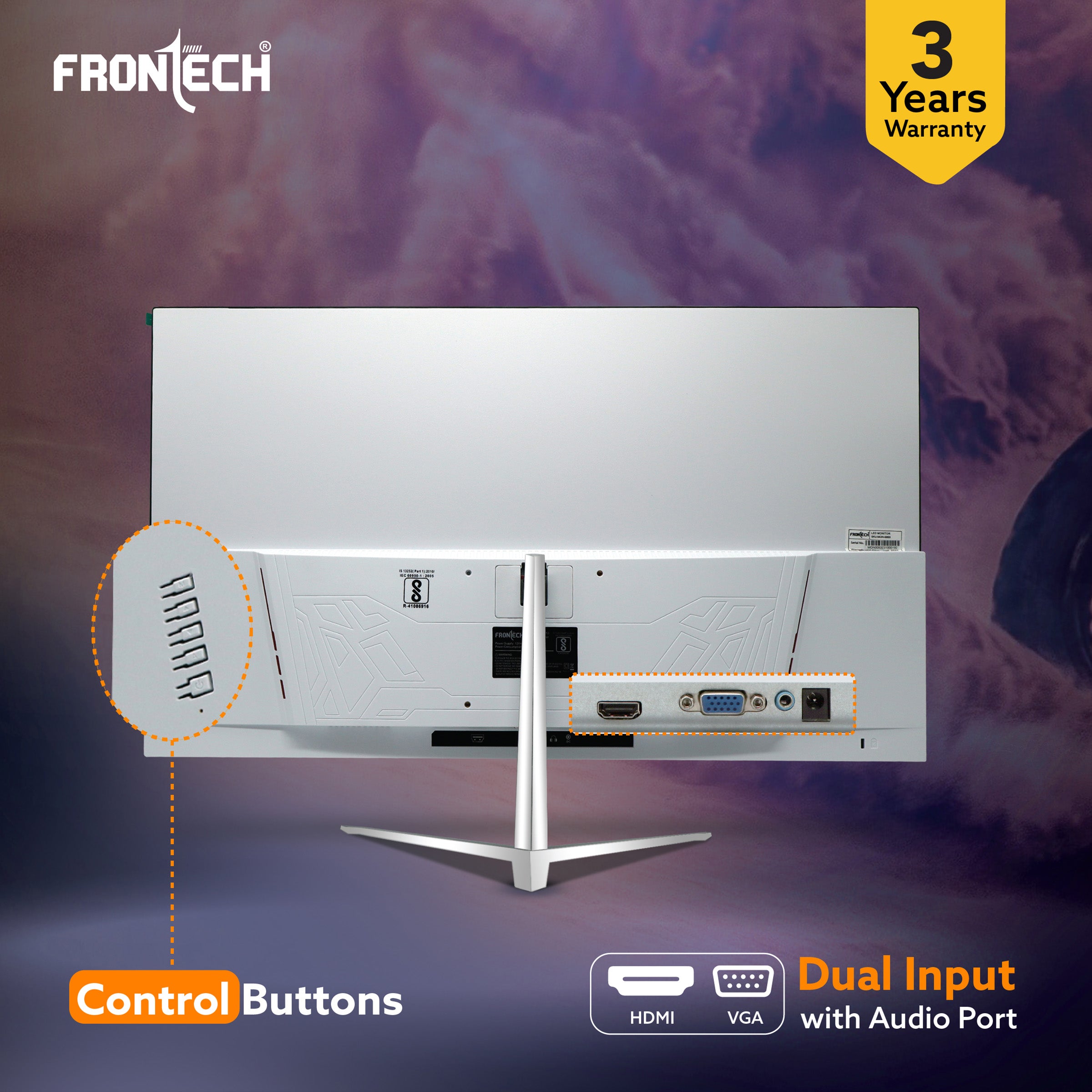 27'' Ultima Series LED Monitor | 75Hz, 1920x1080 | Slim & Stylish (MON-0053)